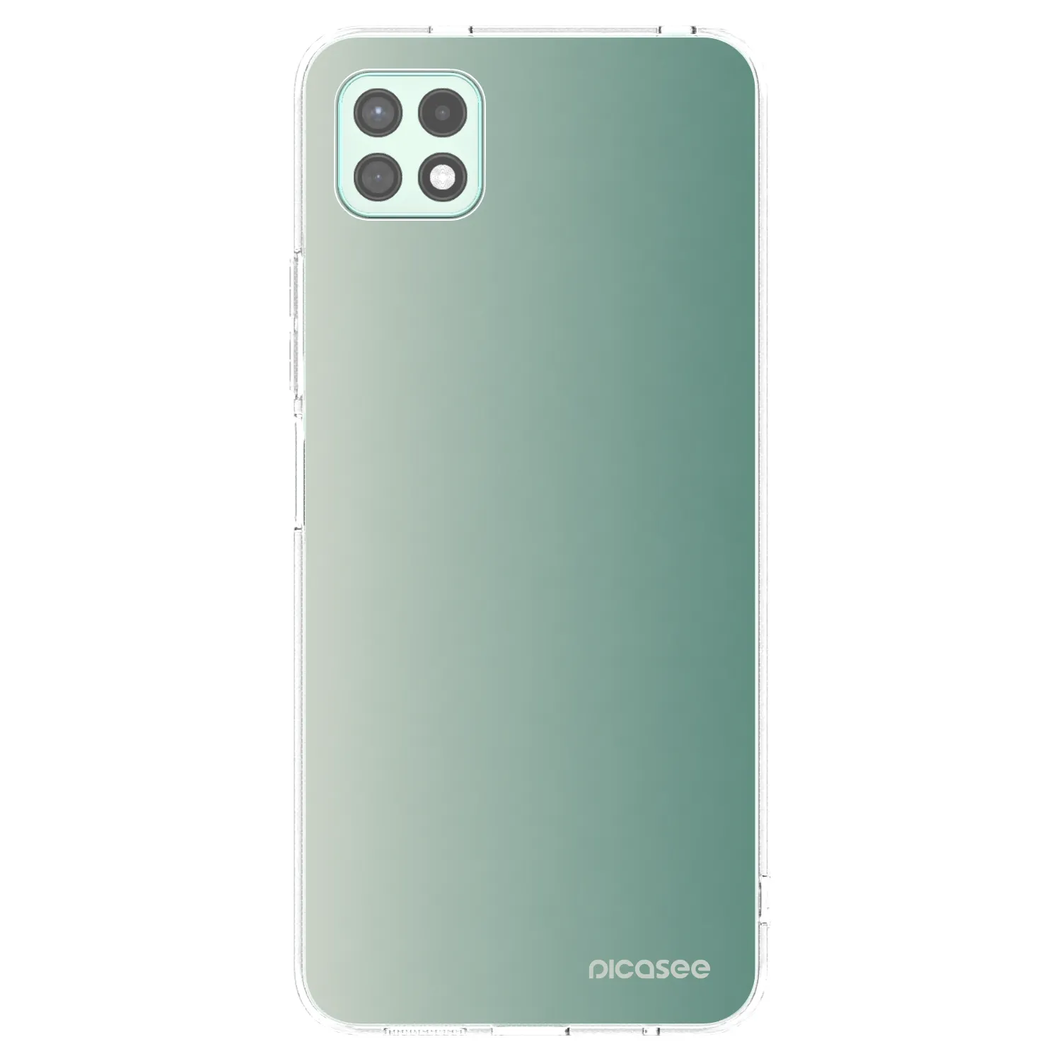 Picasee διαφανής θήκη σιλικόνης Samsung Galaxy A22 A226B 5G - Misty Sage