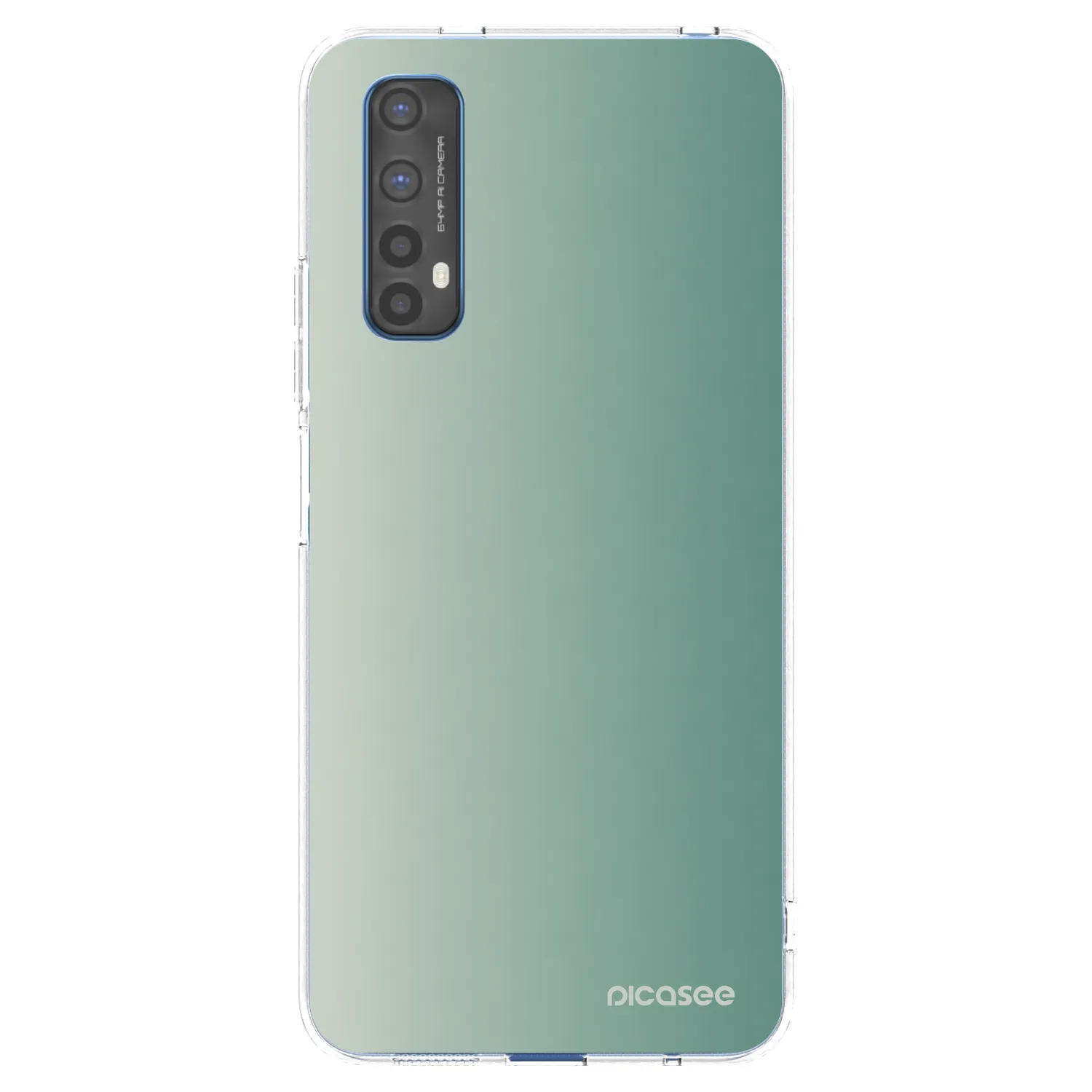 Picasee διαφανής θήκη σιλικόνης Realme 7 - Misty Sage