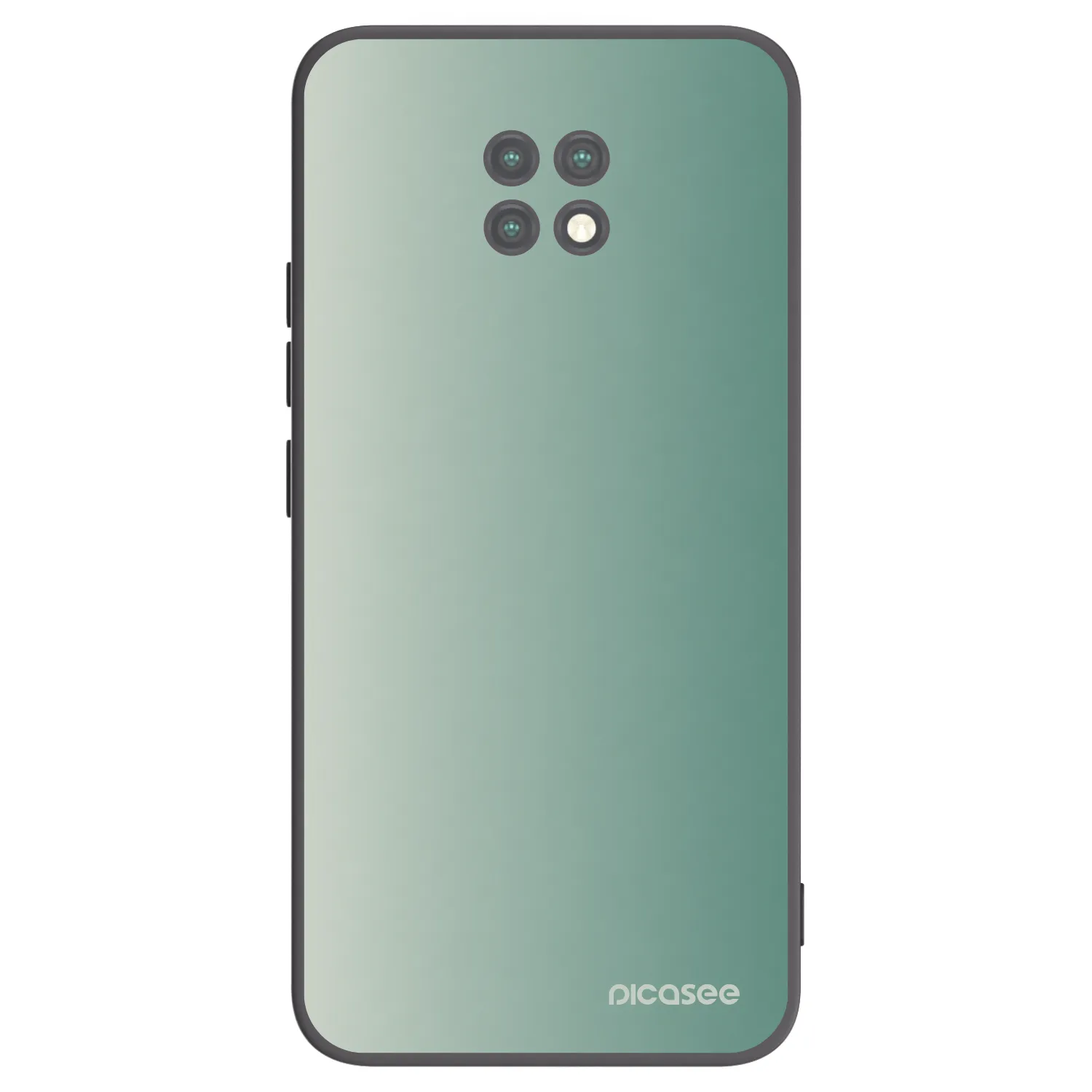 Picasee Μαύρη θήκη σιλικόνης για Xiaomi Redmi Note 9T - Misty Sage