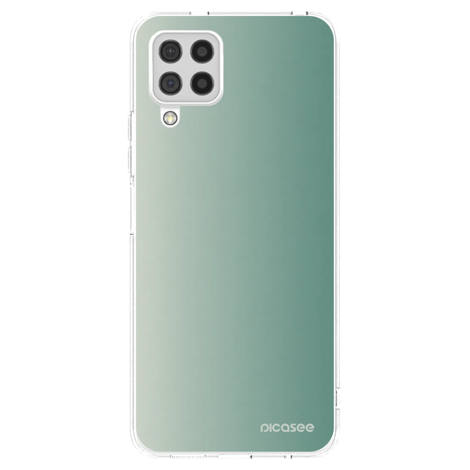 Picasee διαφανής θήκη σιλικόνης Samsung Galaxy A22 A225F 4G - Misty Sage