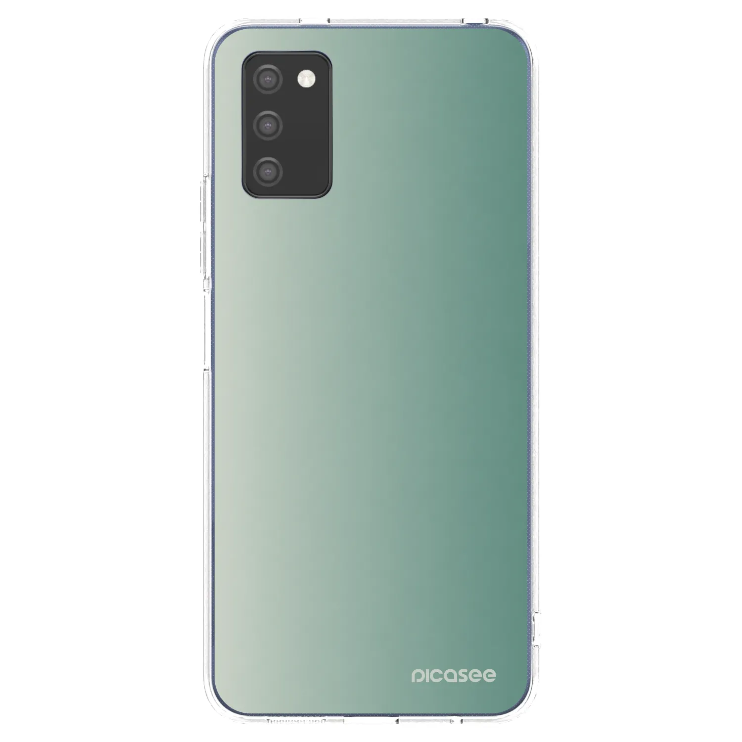 Picasee διαφανής θήκη σιλικόνης Samsung Galaxy A03s A037G - Misty Sage