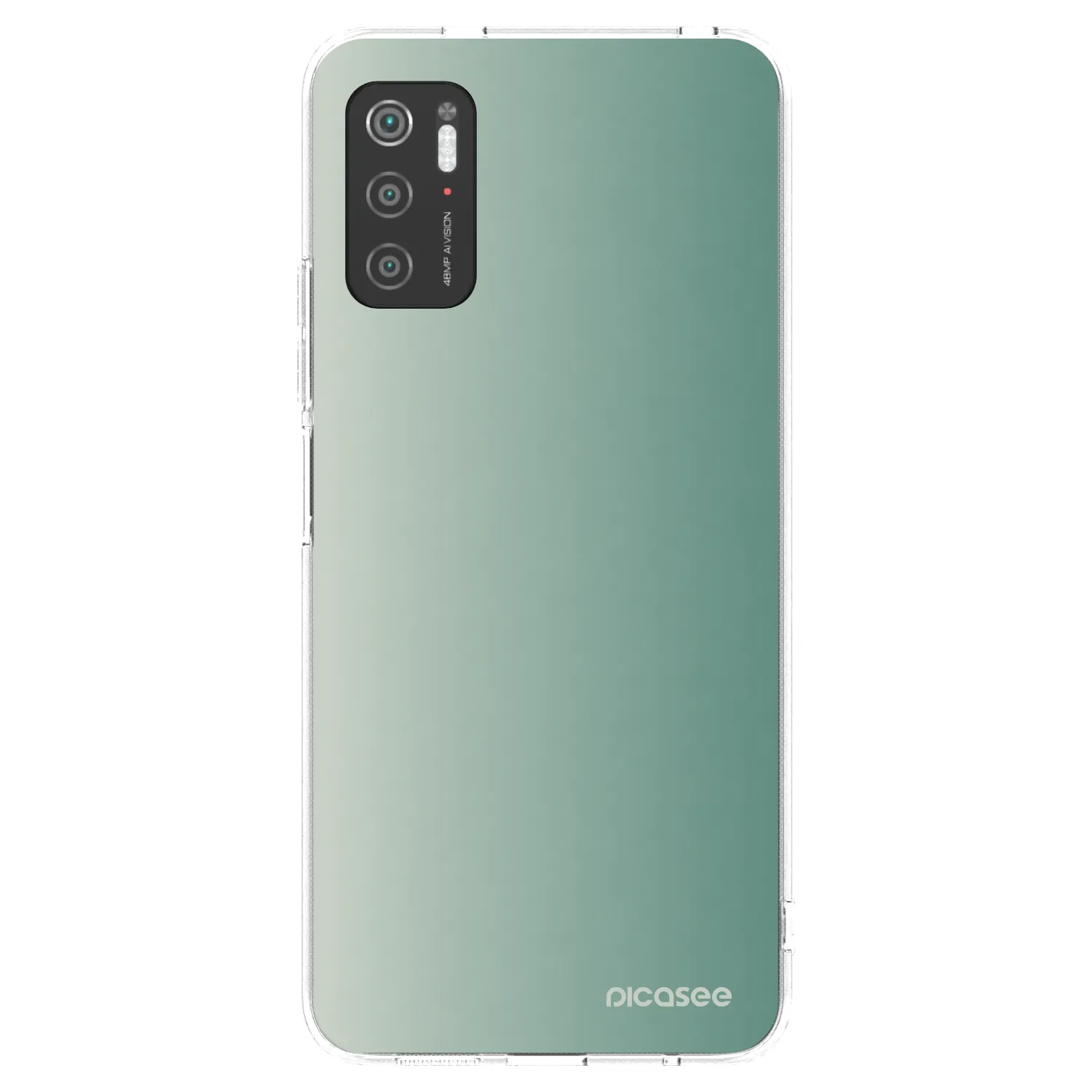 Picasee διαφανής θήκη σιλικόνης Xiaomi Poco M3 Pro 5G - Misty Sage
