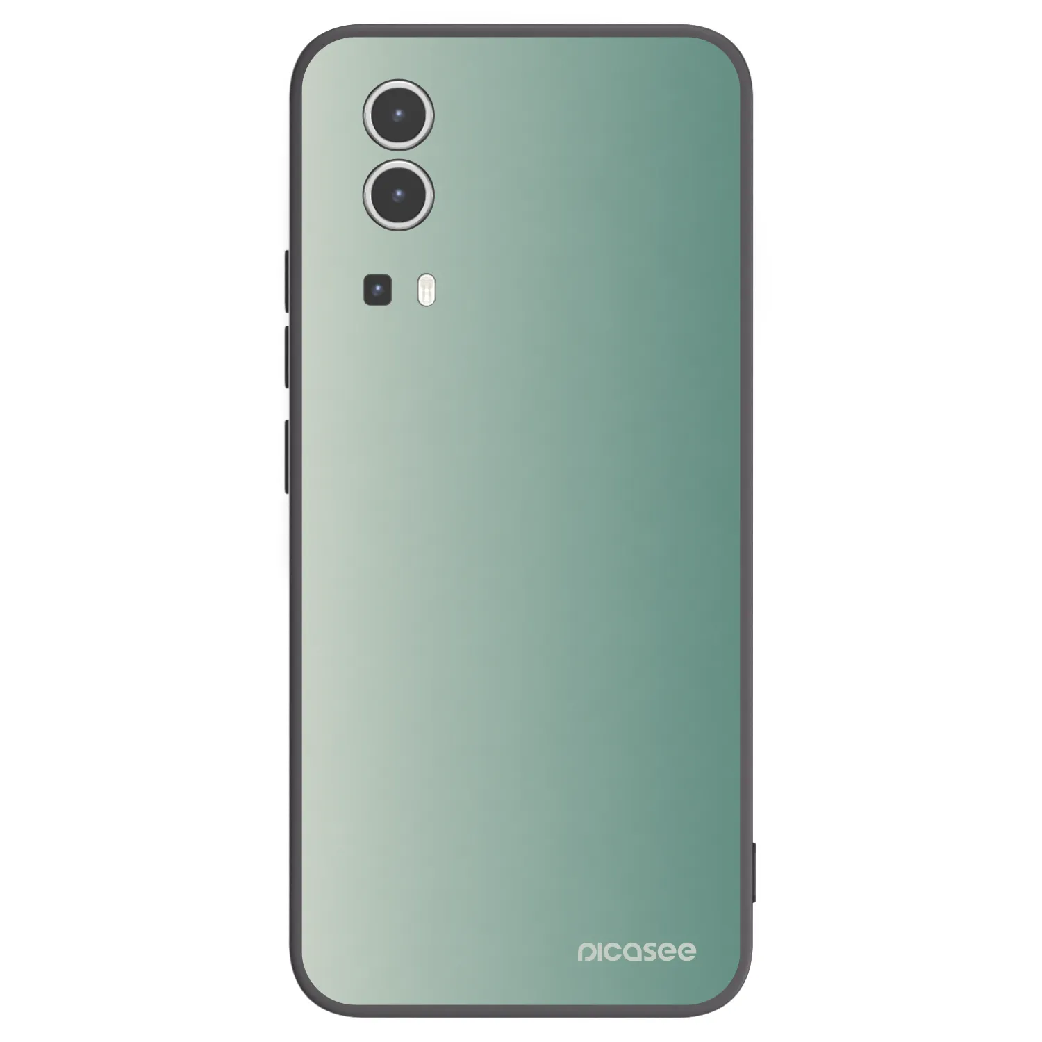 Picasee Μαύρη θήκη σιλικόνης για Vivo Y72 5G - Misty Sage