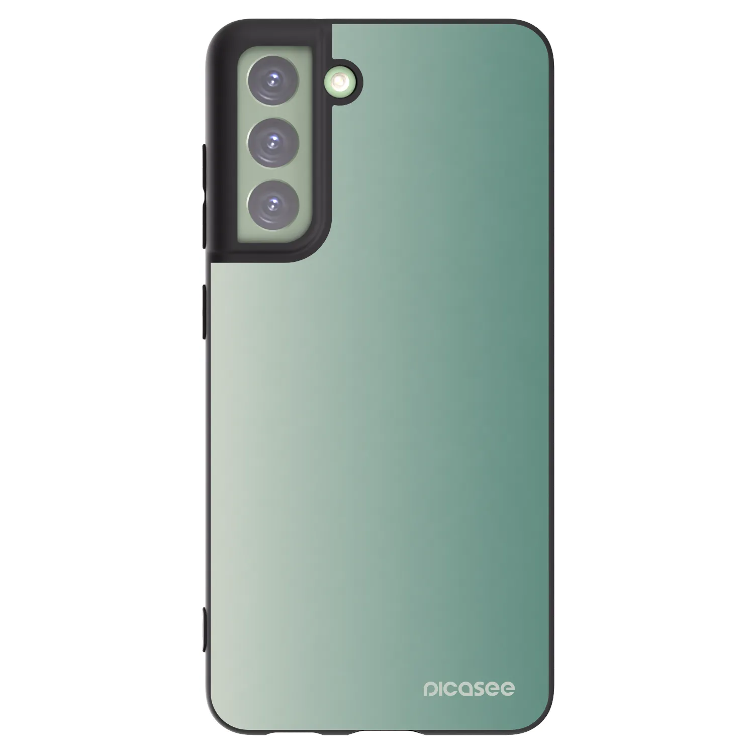 Picasee Μαύρη θήκη σιλικόνης για Samsung Galaxy S21 FE 5G - Misty Sage