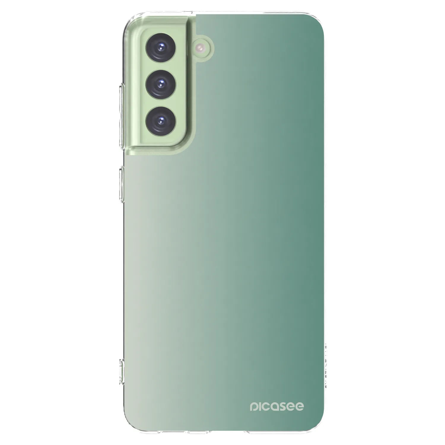 Picasee διαφανής θήκη σιλικόνης Samsung Galaxy S21 FE 5G - Misty Sage