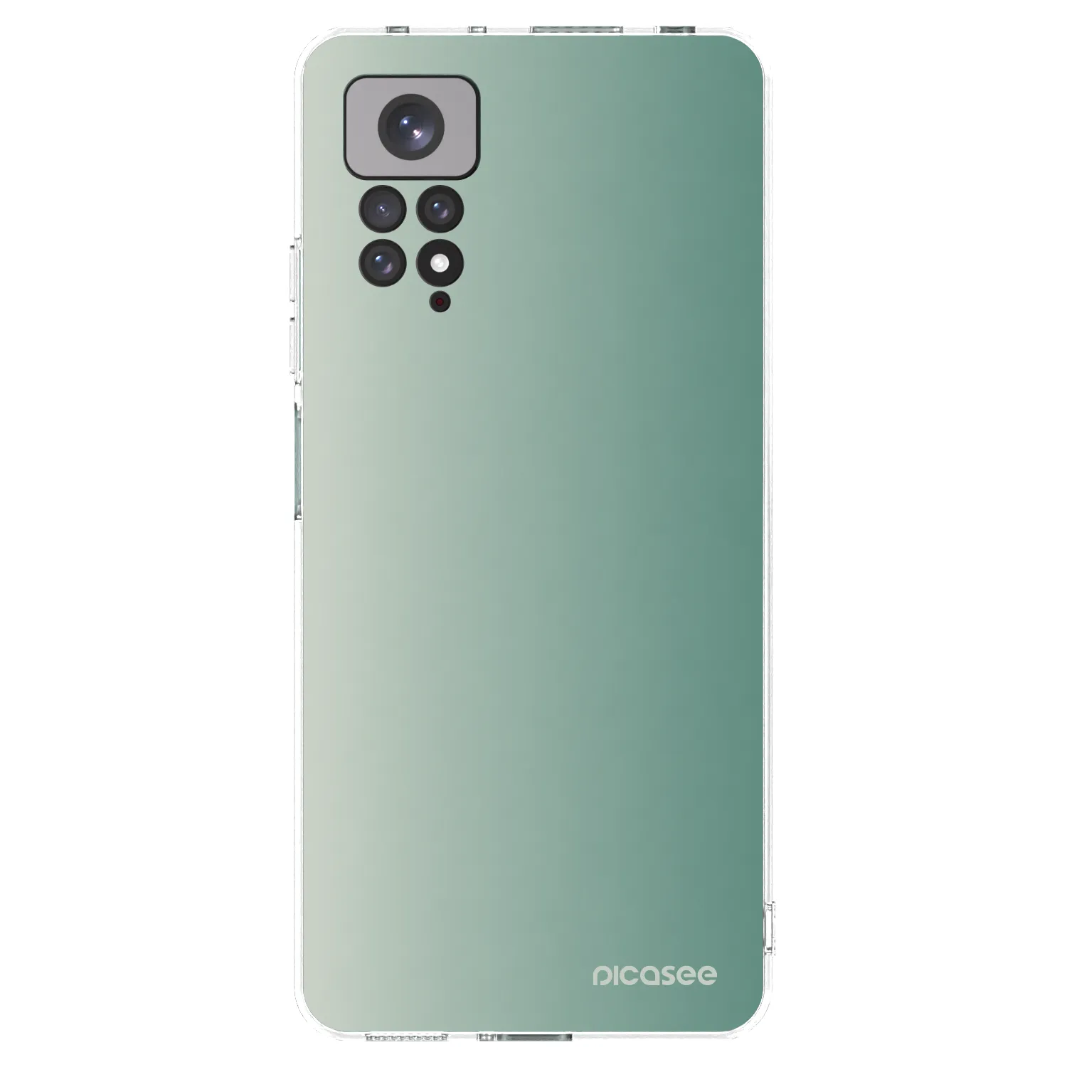 Picasee διαφανής θήκη σιλικόνης Xiaomi Redmi Note 11 - Misty Sage