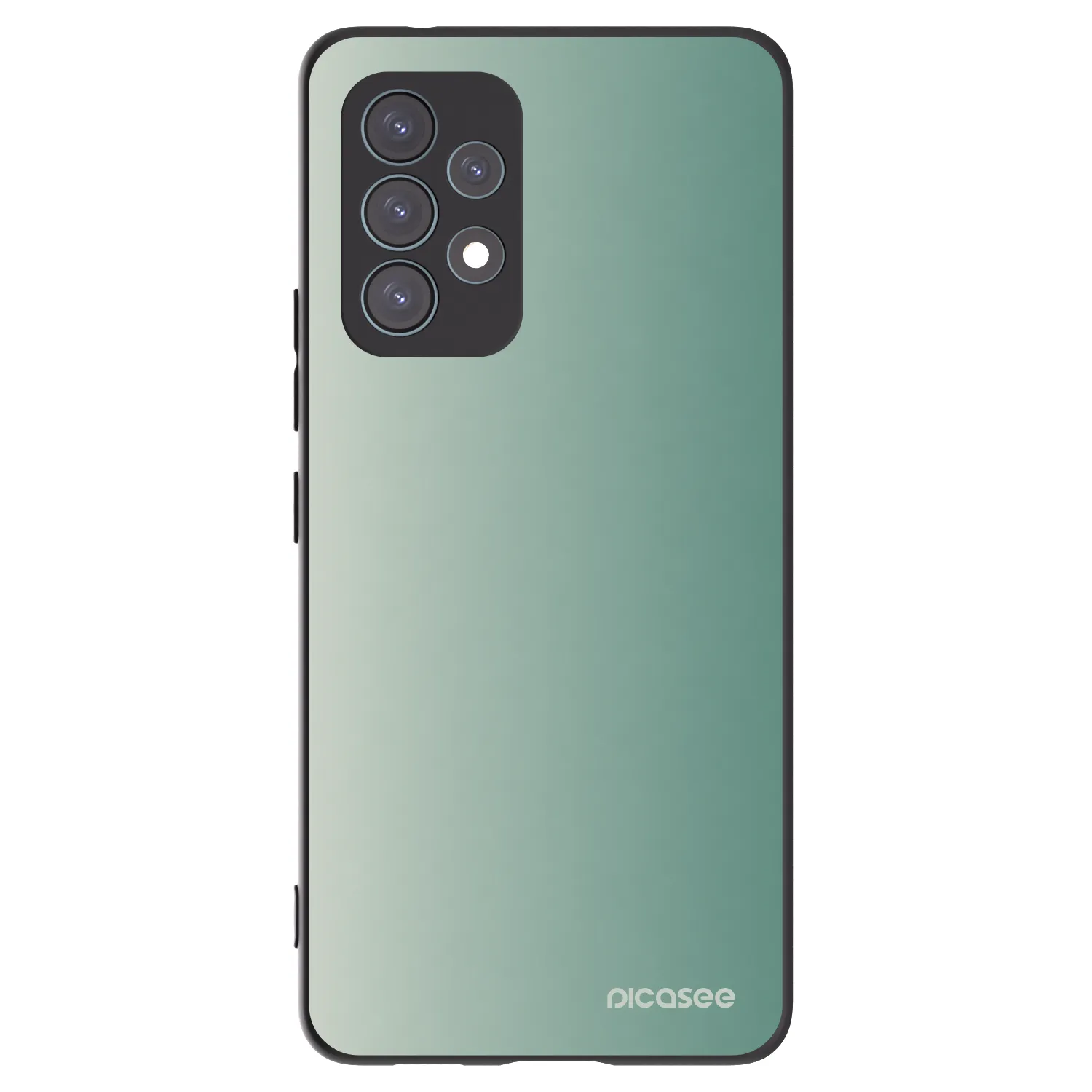 Picasee Μαύρη θήκη σιλικόνης για Samsung Galaxy A53 5G A536 - Misty Sage