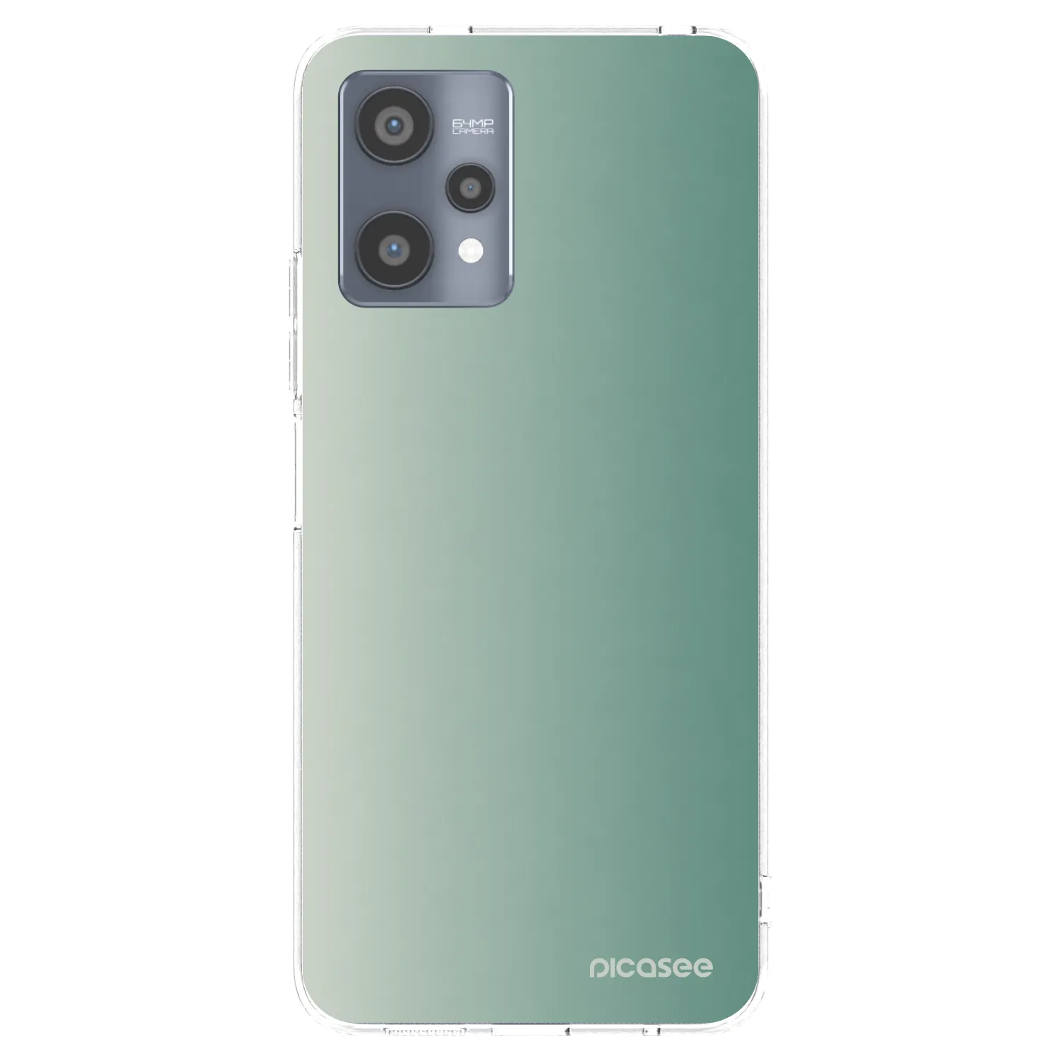 Picasee διαφανής θήκη σιλικόνης Realme 9 Pro 5G - Misty Sage