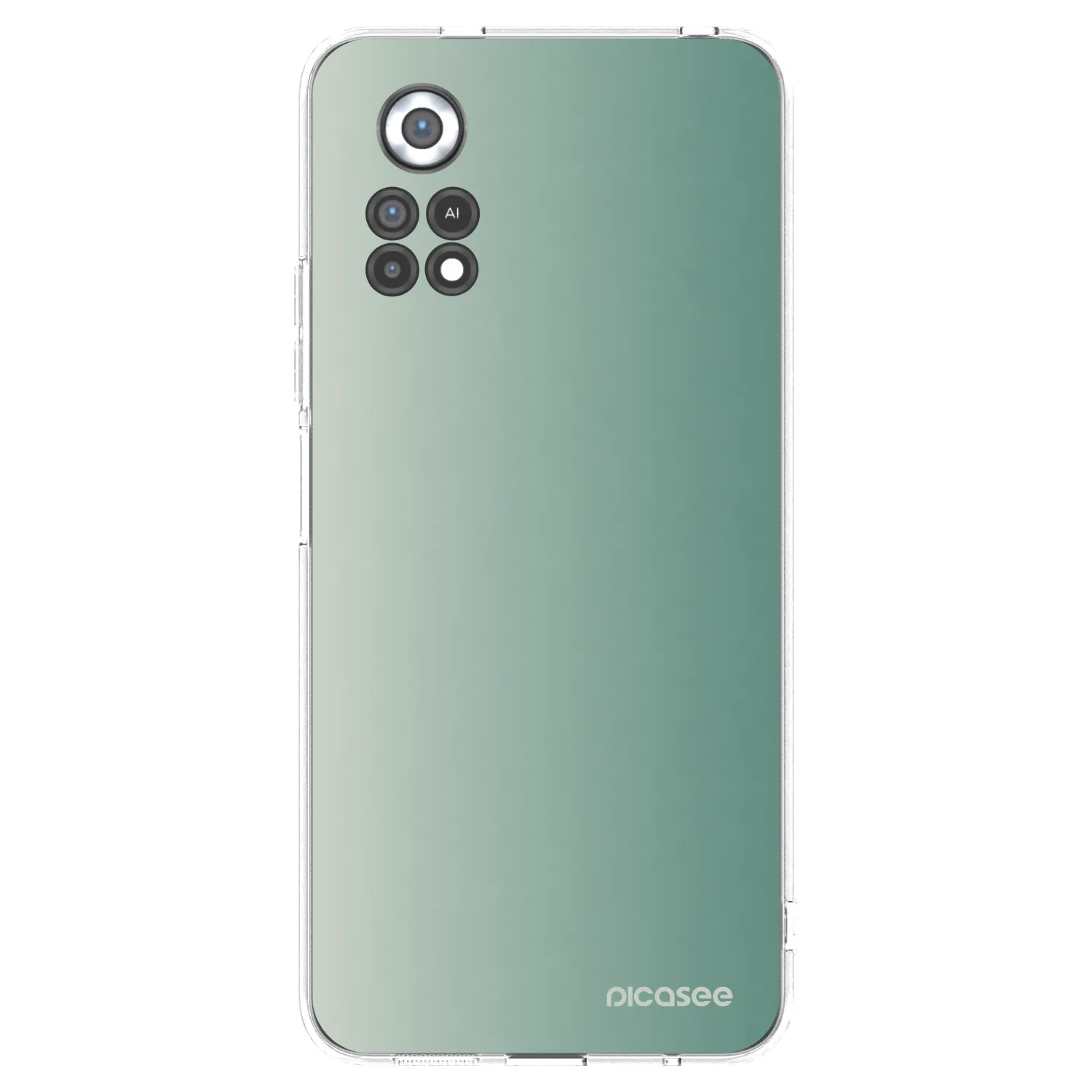 Picasee διαφανής θήκη σιλικόνης Xiaomi Poco X4 Pro 5G - Misty Sage