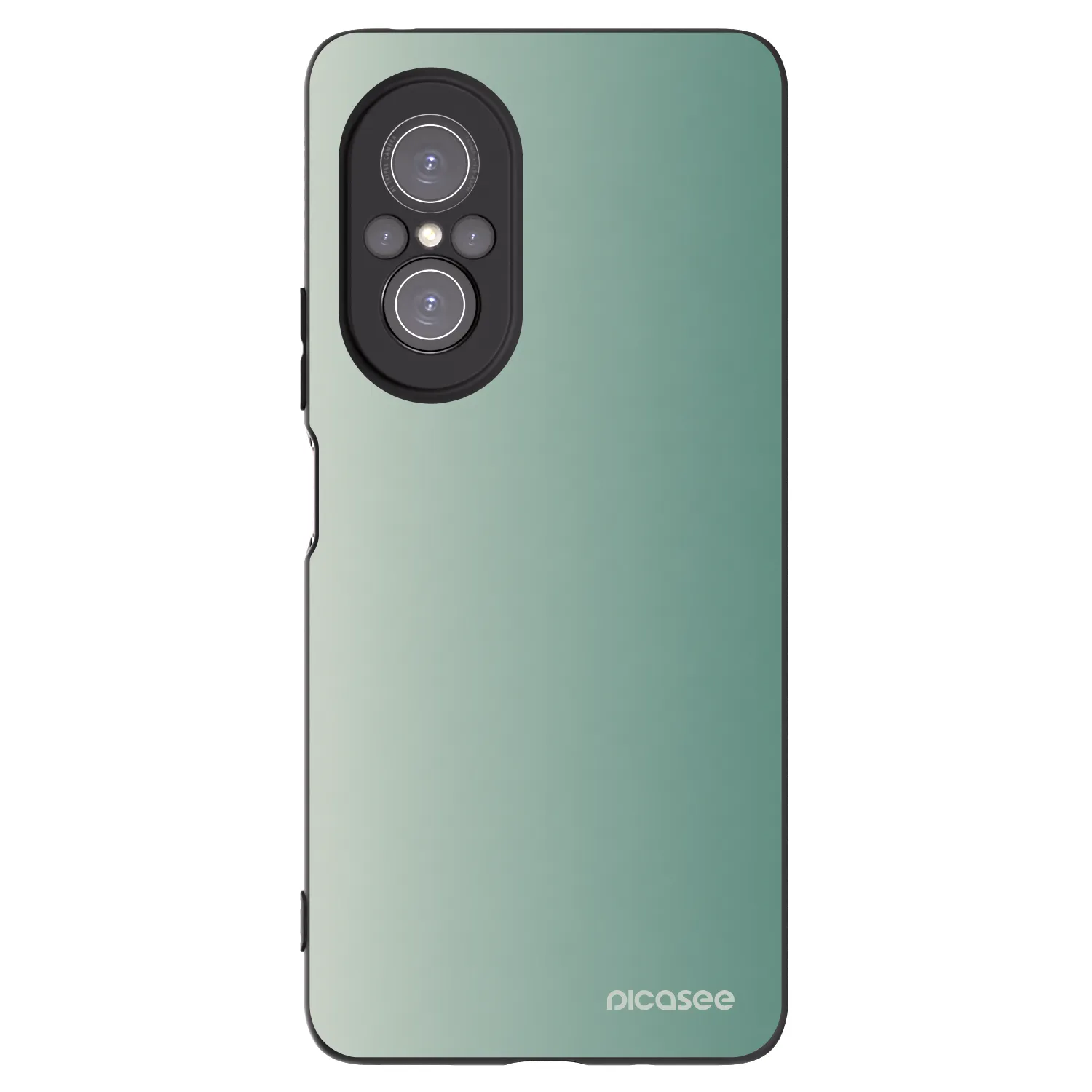 Picasee Μαύρη θήκη σιλικόνης για Huawei Nova 9 SE - Misty Sage