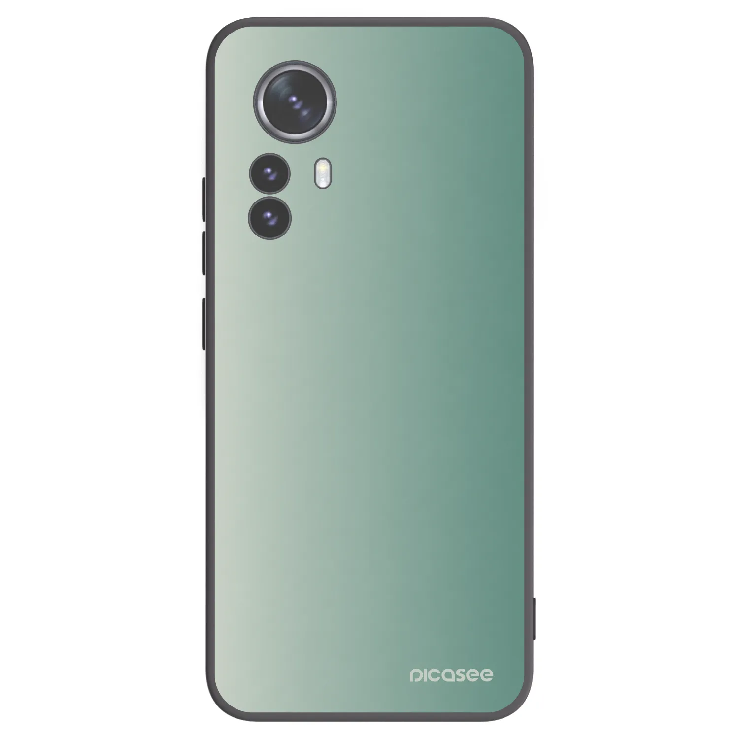 Picasee Μαύρη θήκη σιλικόνης για Xiaomi 12 Pro - Misty Sage