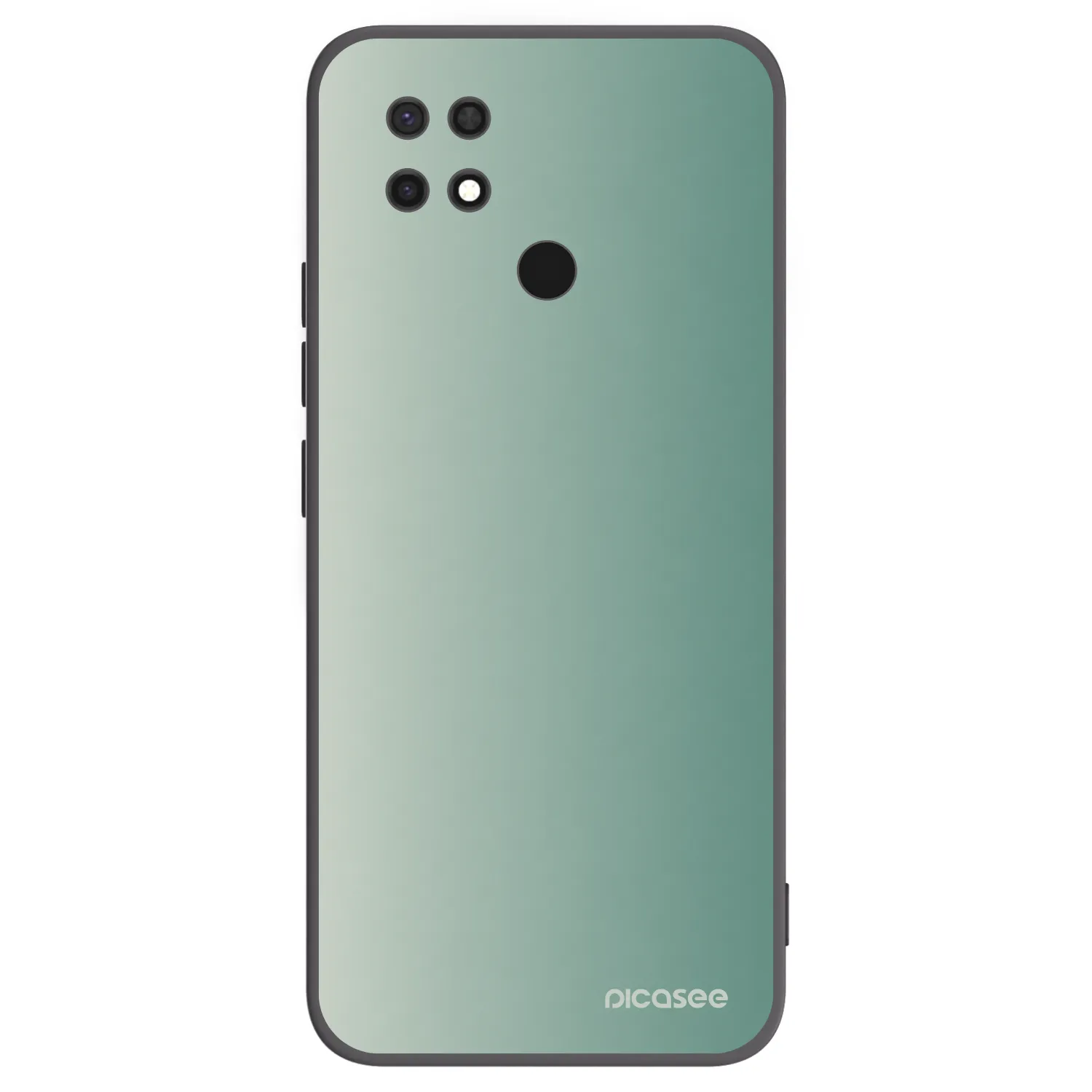 Picasee Μαύρη θήκη σιλικόνης για Xiaomi Redmi 10C - Misty Sage