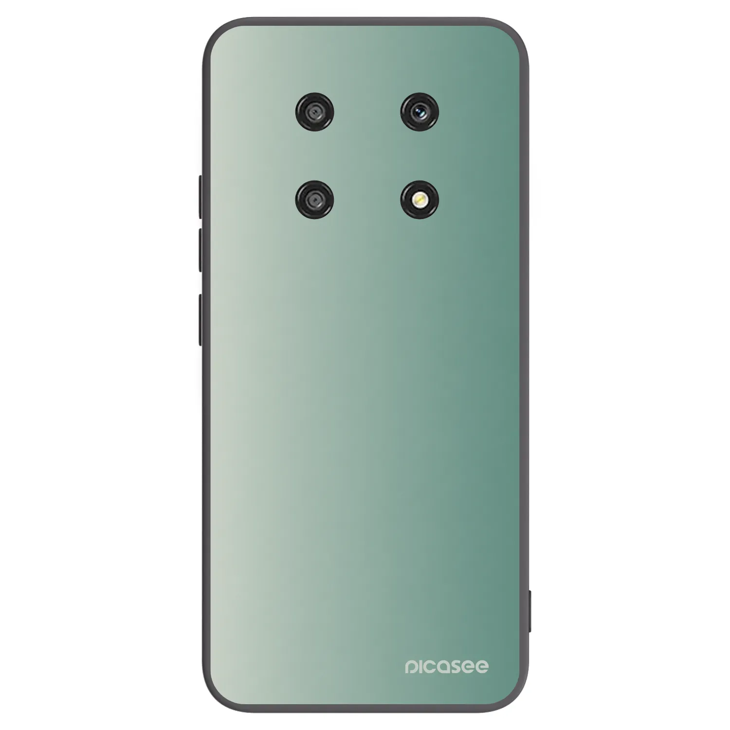 Picasee Μαύρη θήκη σιλικόνης για Honor Magic4 Lite 5G - Misty Sage
