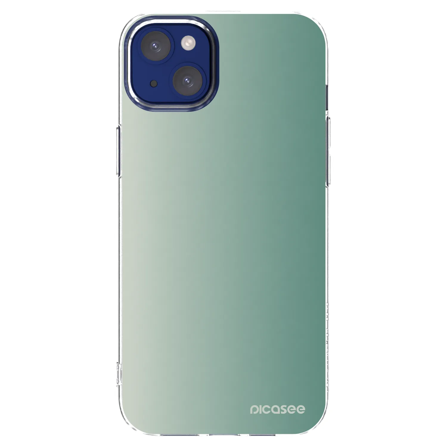 Picasee διαφανής θήκη σιλικόνης Apple iPhone 14 Plus - Misty Sage