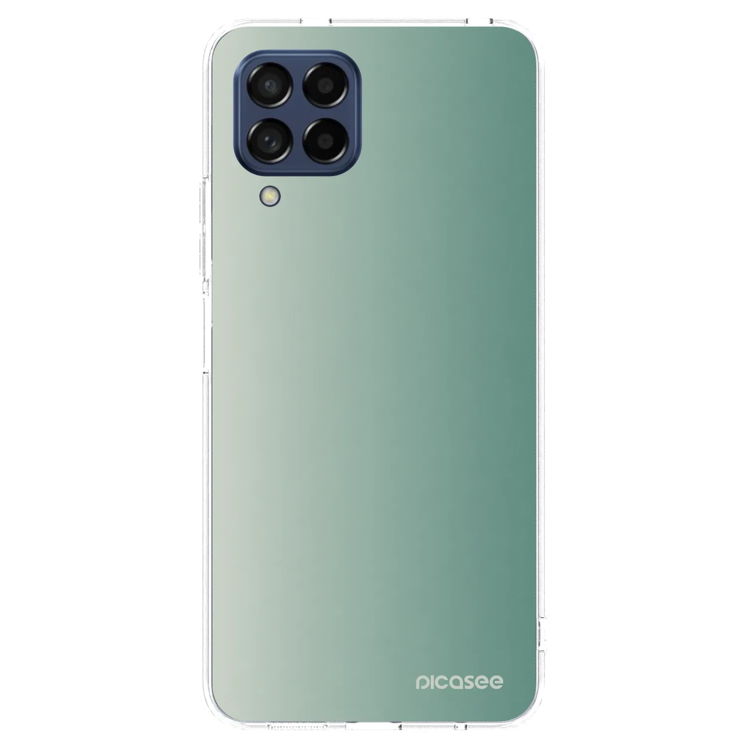 Picasee διαφανής θήκη σιλικόνης Samsung Galaxy M53 5G - Misty Sage