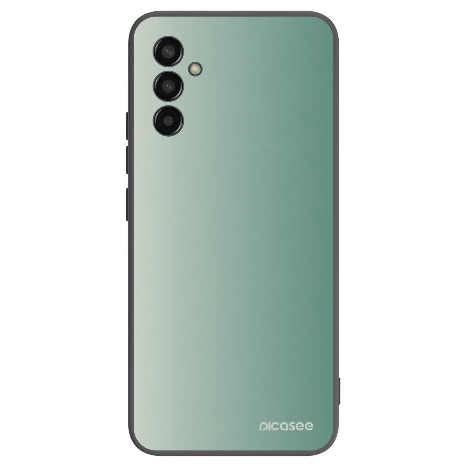 Picasee Μαύρη θήκη σιλικόνης για Samsung Galaxy M13 M135F - Misty Sage