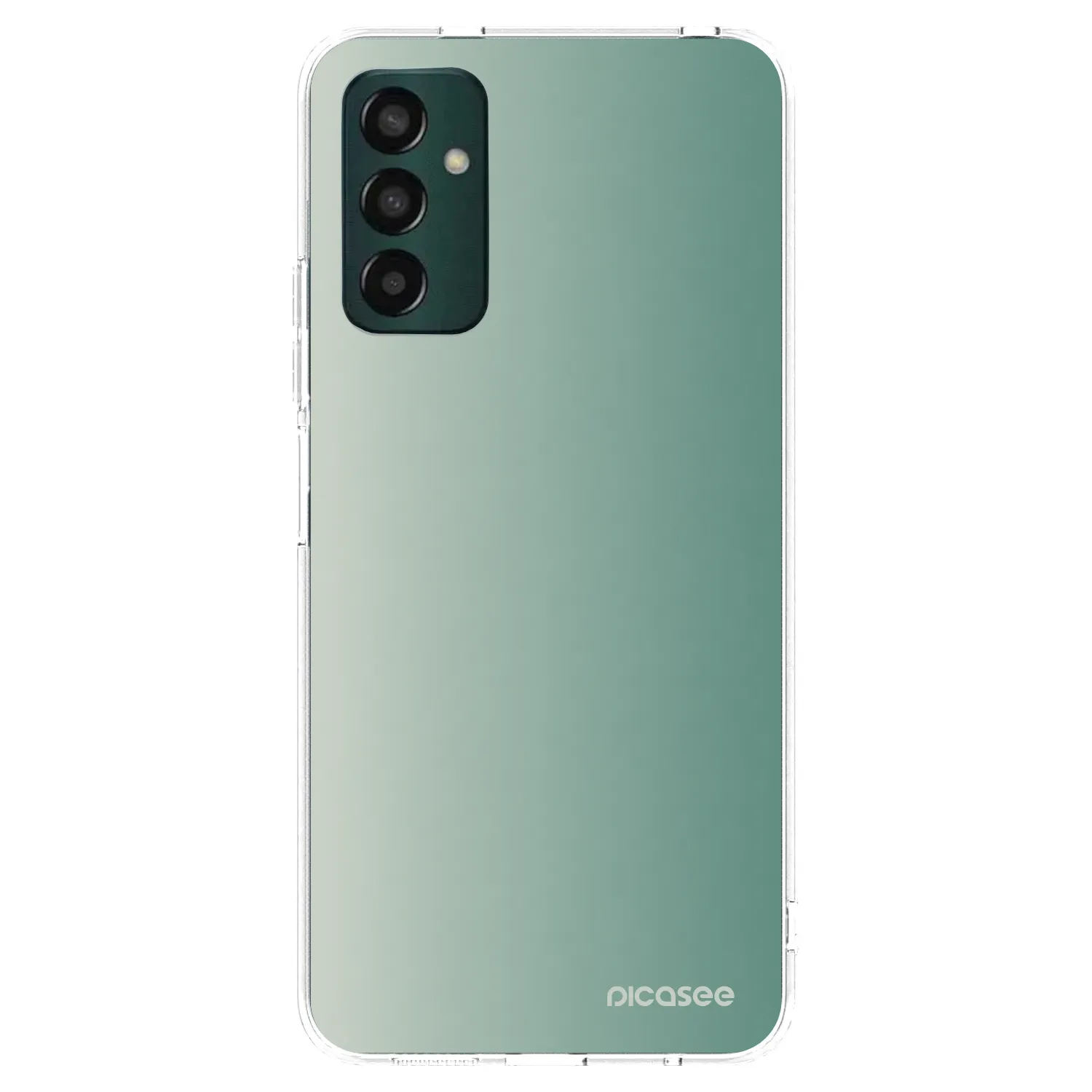 Picasee διαφανής θήκη σιλικόνης Samsung Galaxy M13 M135F - Misty Sage
