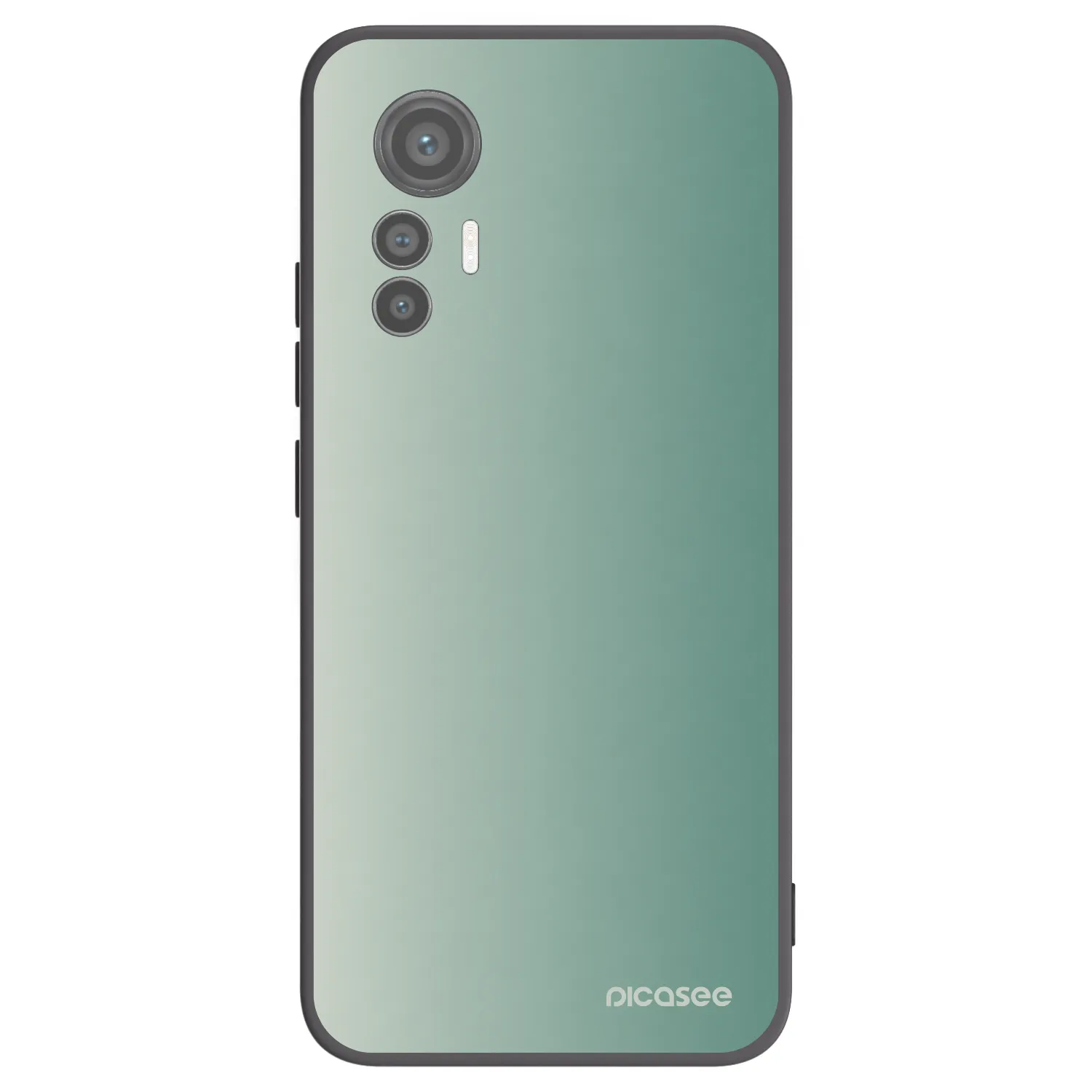 Picasee Μαύρη θήκη σιλικόνης για Xiaomi 12 Lite - Misty Sage
