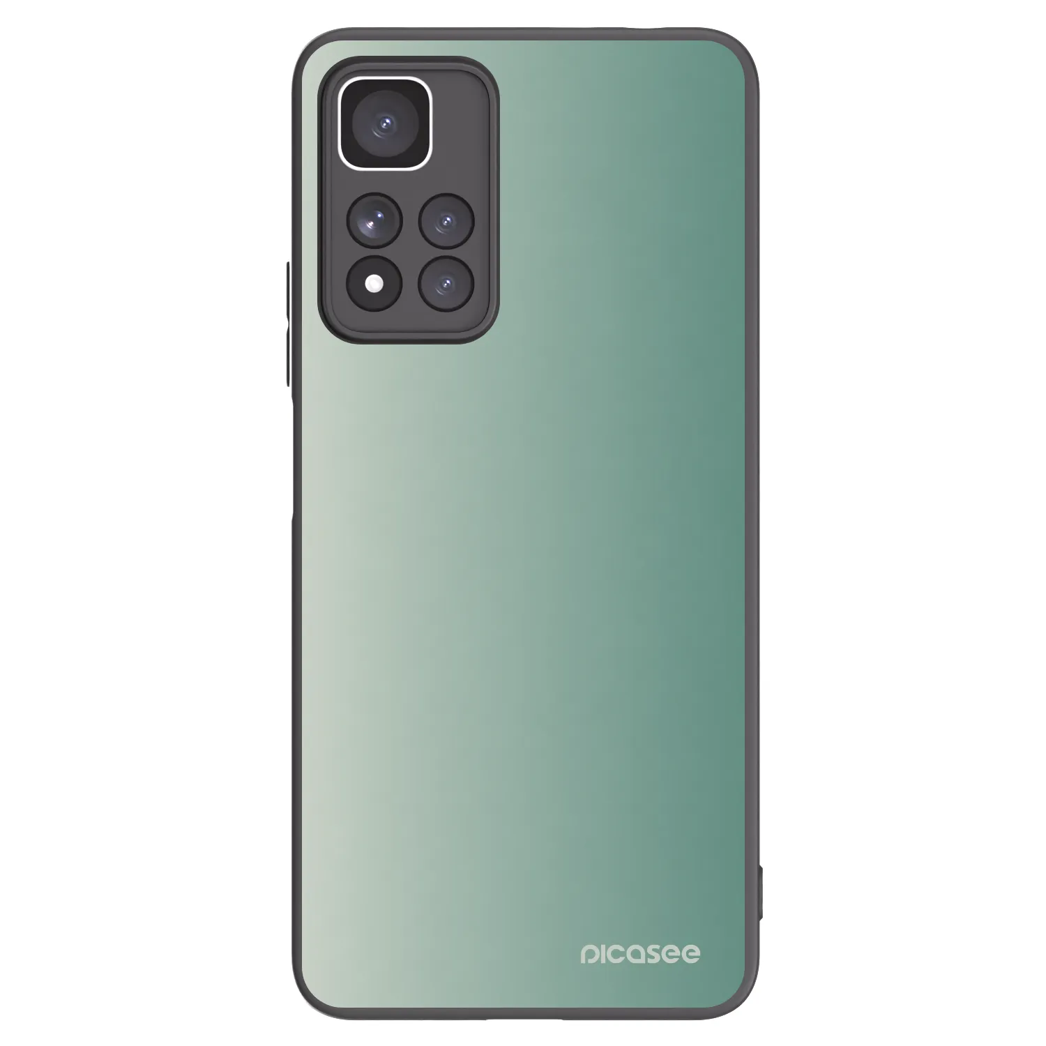 Picasee Μαύρη θήκη σιλικόνης για Xiaomi Redmi Note 11 Pro+ 5G - Misty Sage