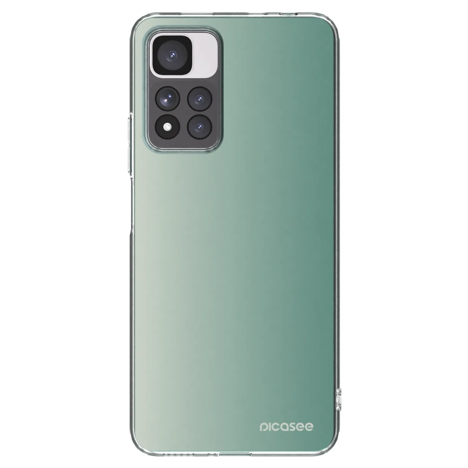 Picasee διαφανής θήκη σιλικόνης Xiaomi Redmi Note 11 Pro+ 5G - Misty Sage