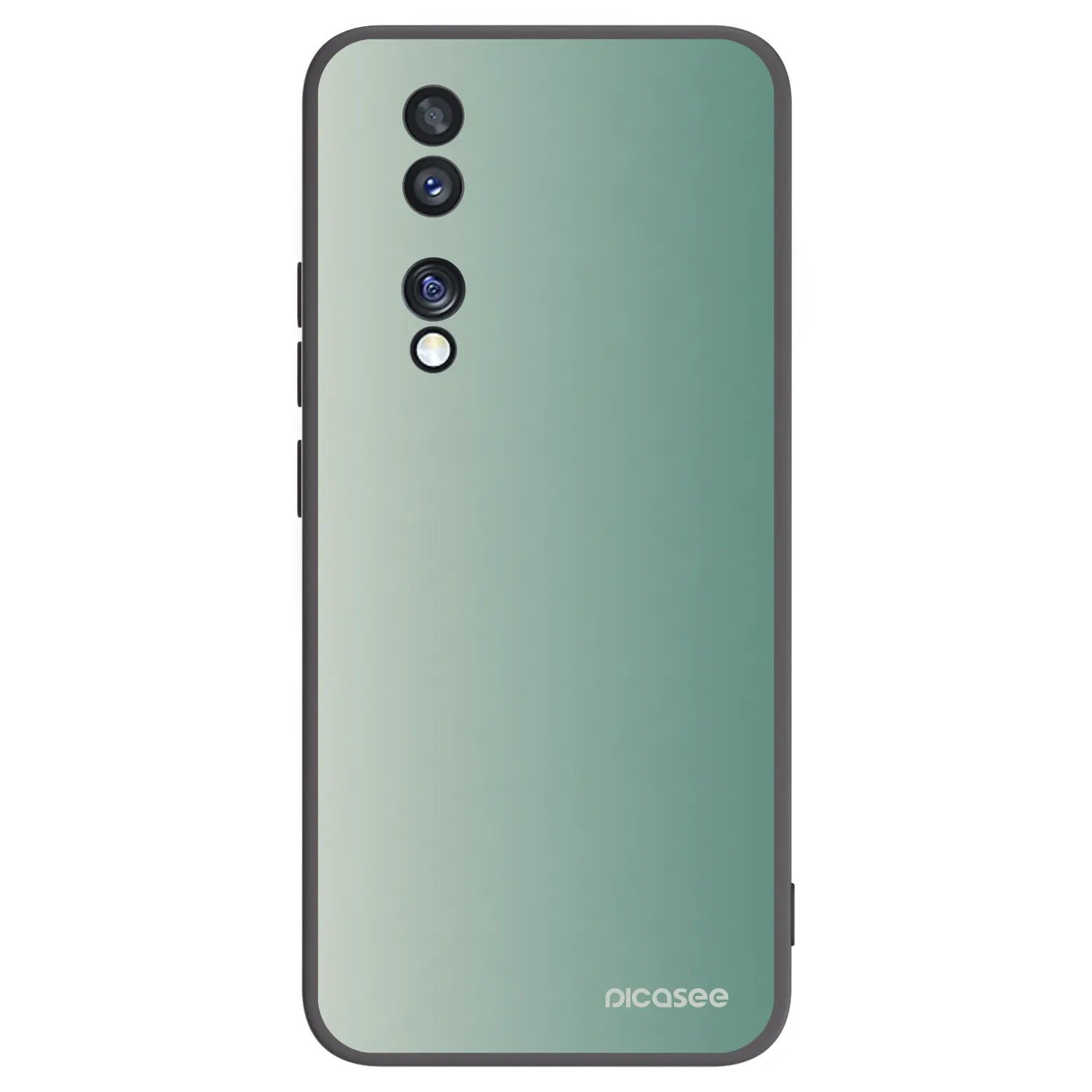 Picasee Μαύρη θήκη σιλικόνης για Honor 70 - Misty Sage