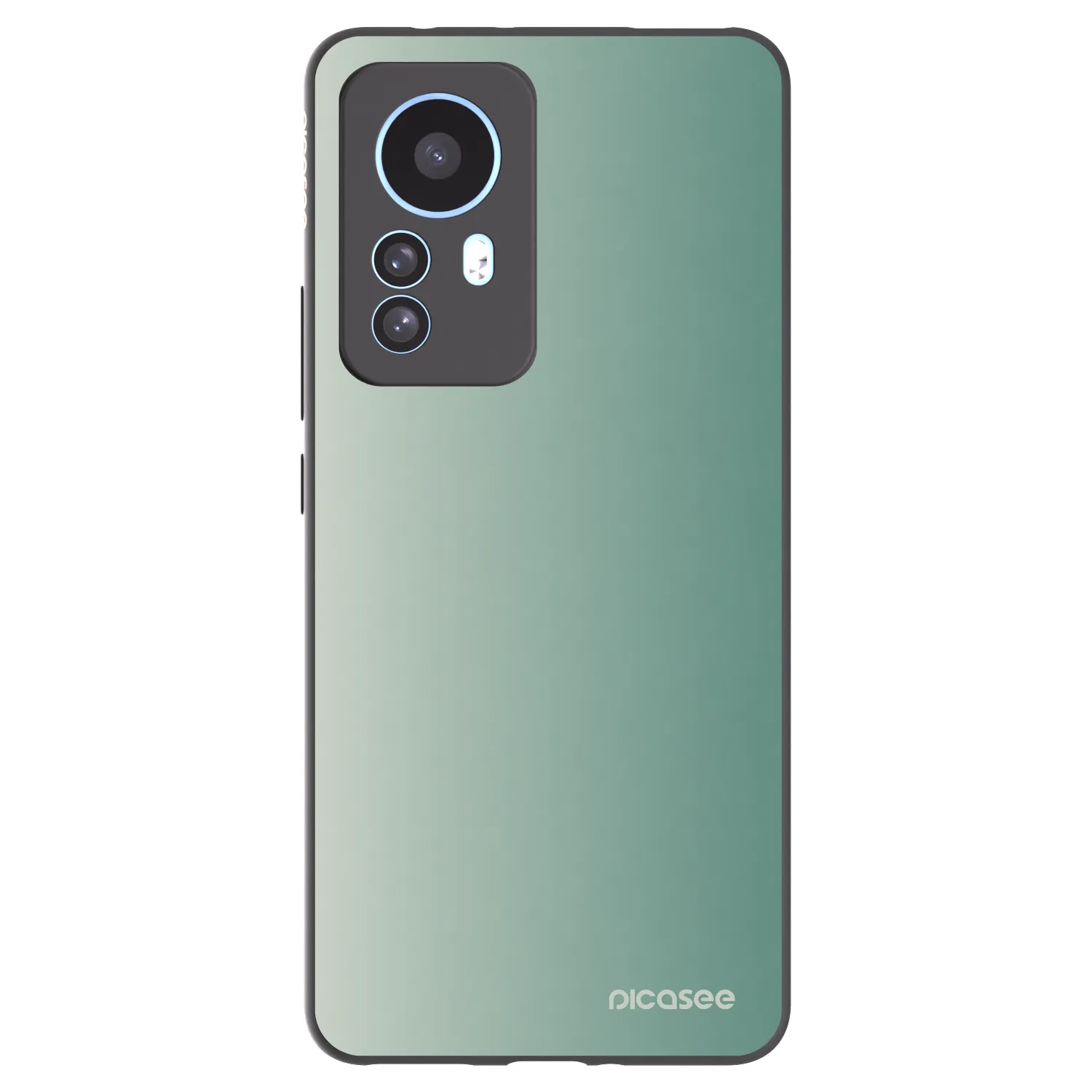 Picasee Μαύρη θήκη σιλικόνης για Xiaomi 12T - Misty Sage