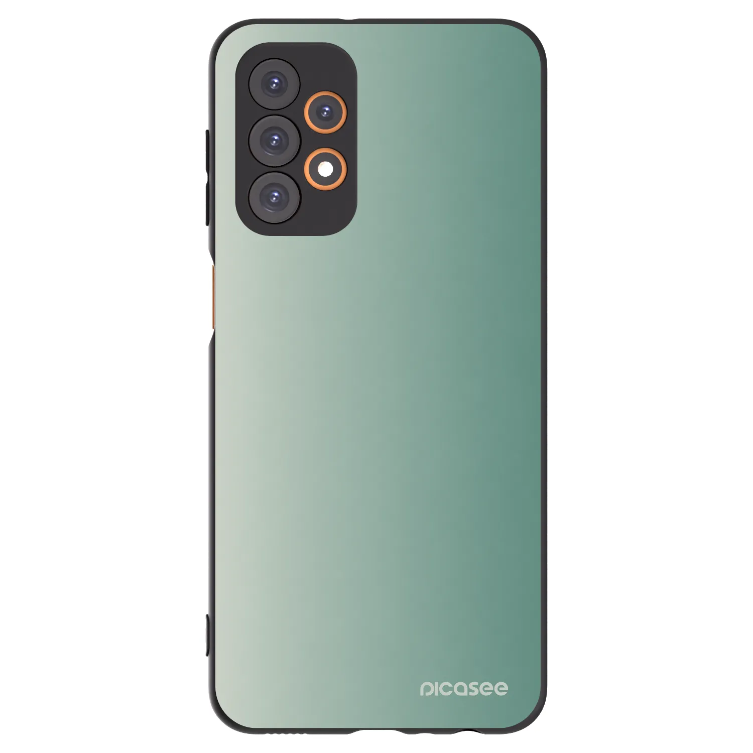 Picasee Μαύρη θήκη σιλικόνης για Samsung Galaxy A23 A236B 5G - Misty Sage