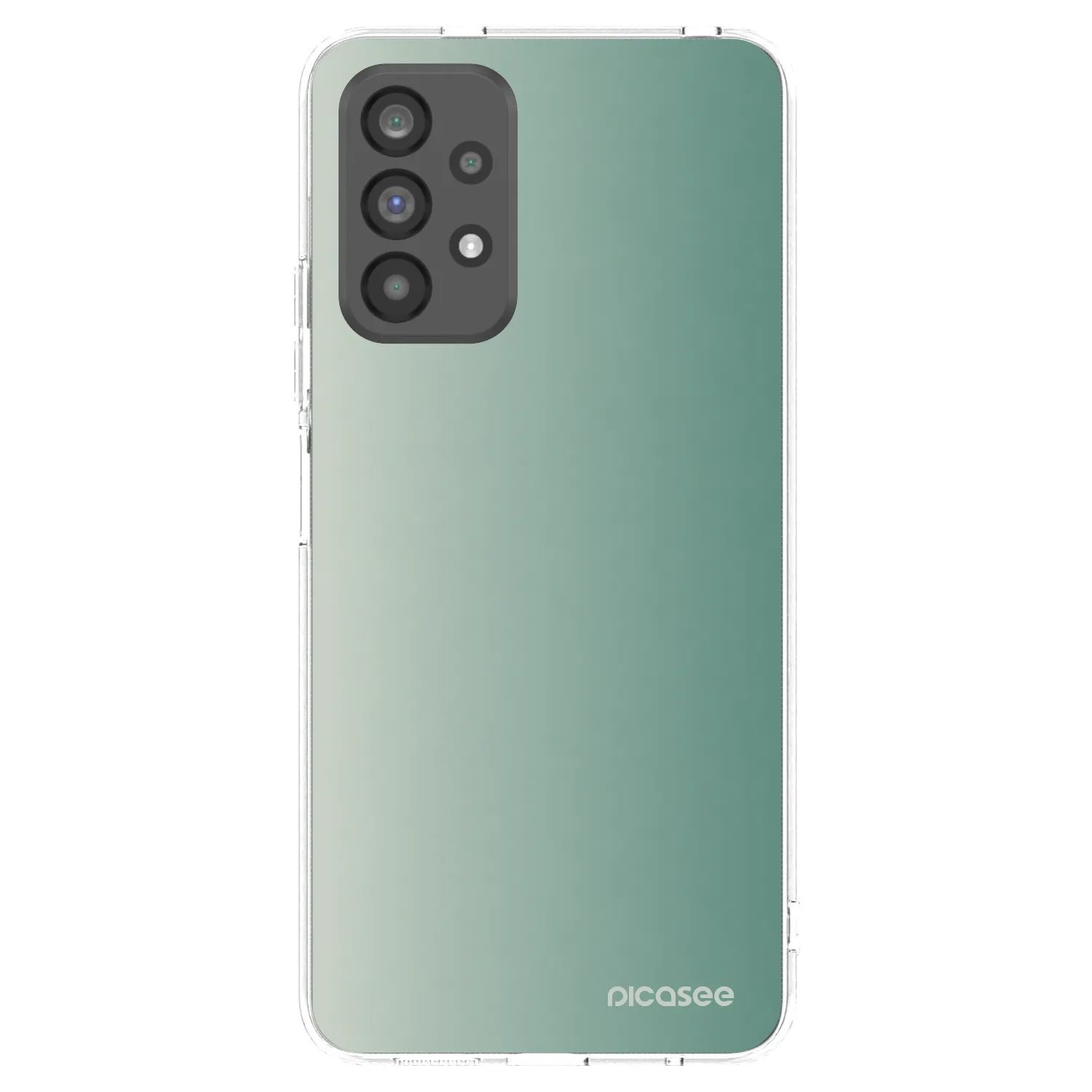 Picasee διαφανής θήκη σιλικόνης Samsung Galaxy A73 5G - Misty Sage