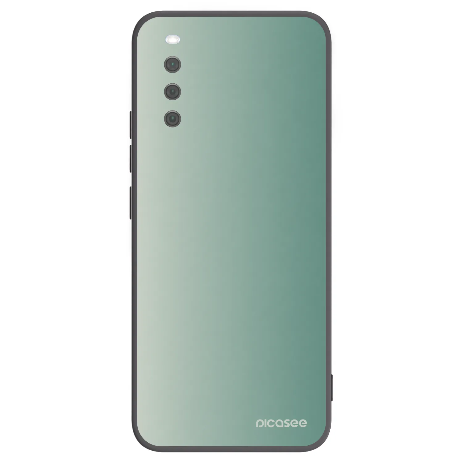 Picasee Μαύρη θήκη σιλικόνης για Sony Xperia 10 III - Misty Sage