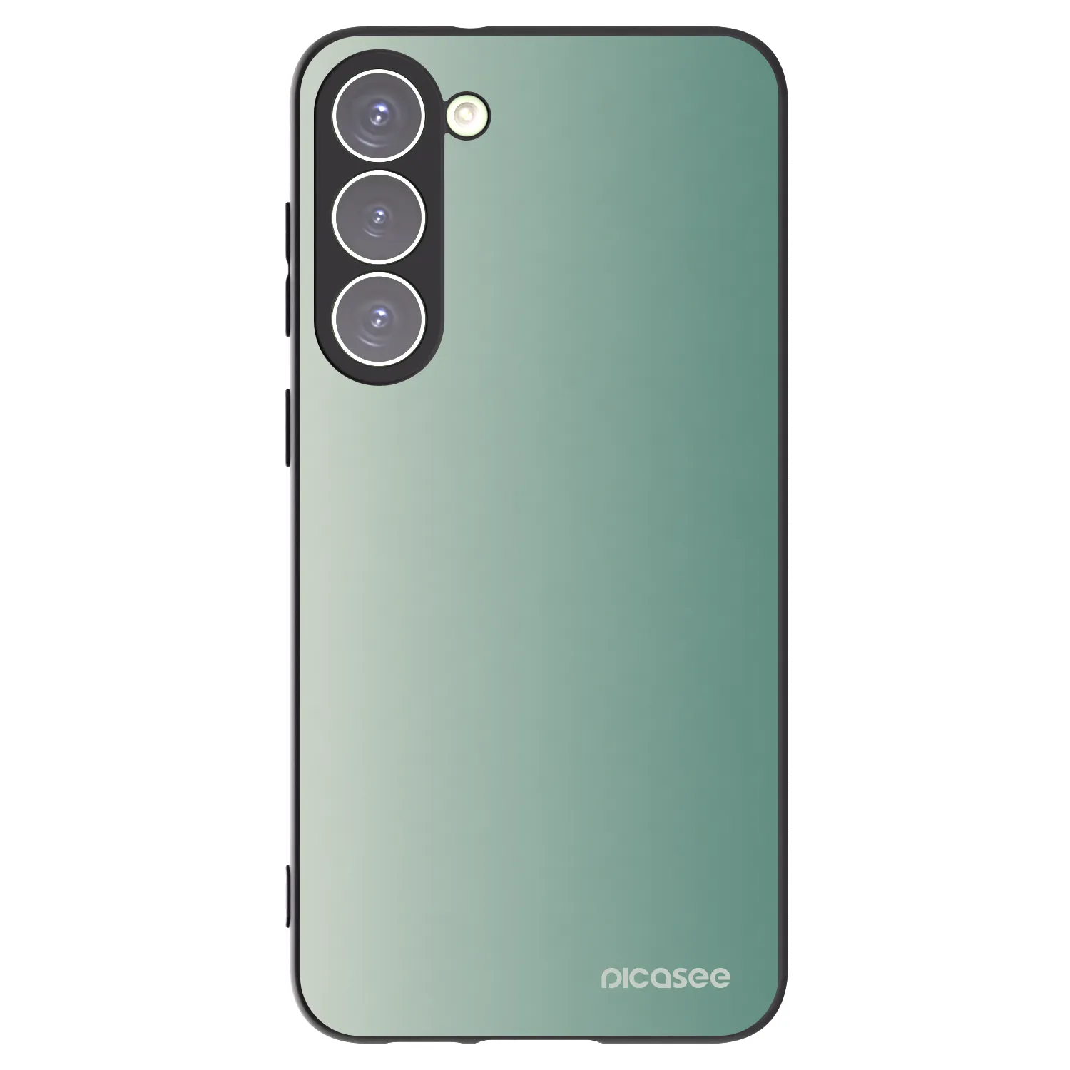 Picasee Μαύρη θήκη σιλικόνης για Samsung Galaxy S23+ 5G - Misty Sage