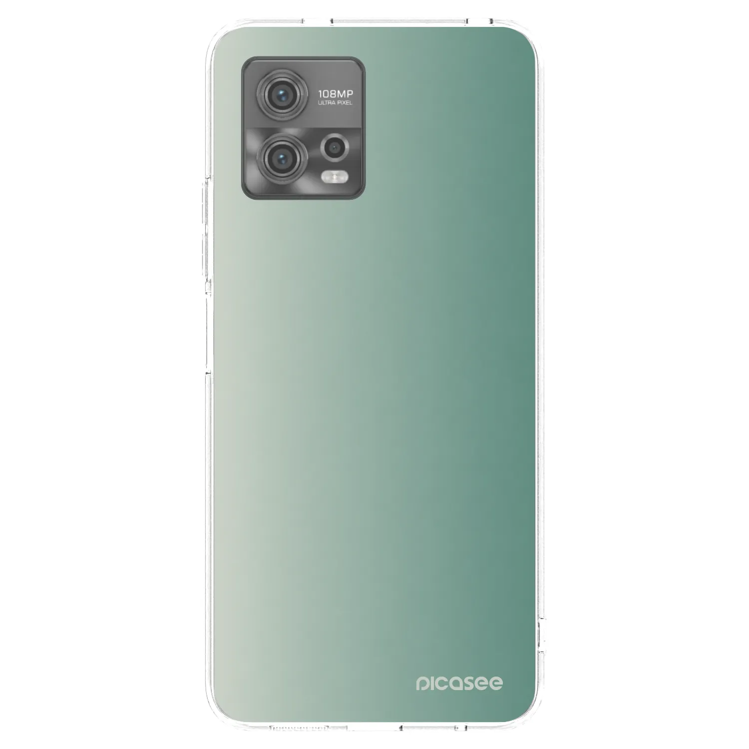 Picasee διαφανής θήκη σιλικόνης Motorola Moto G72 - Misty Sage
