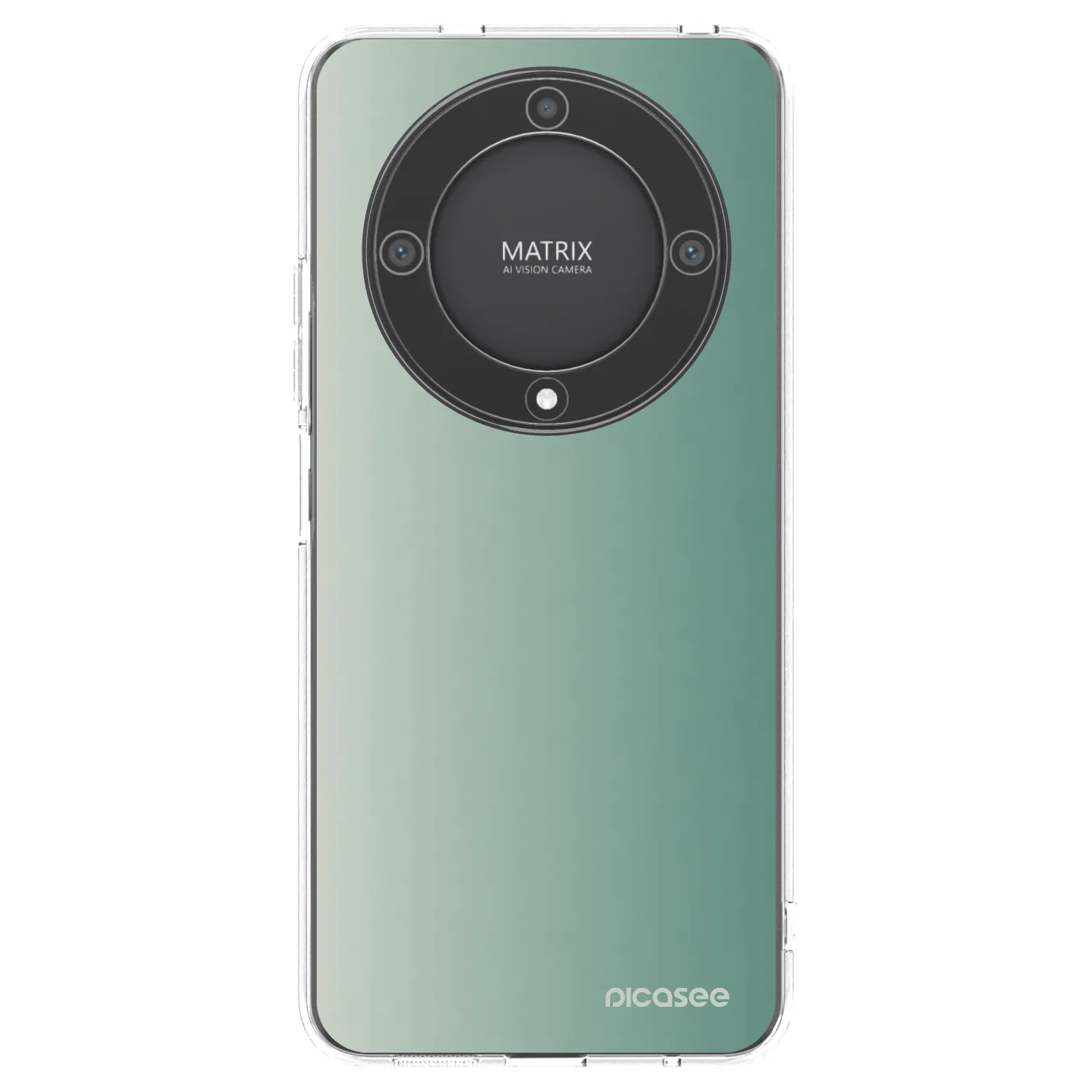 Picasee διαφανής θήκη σιλικόνης Honor Magic5 Lite 5G - Misty Sage