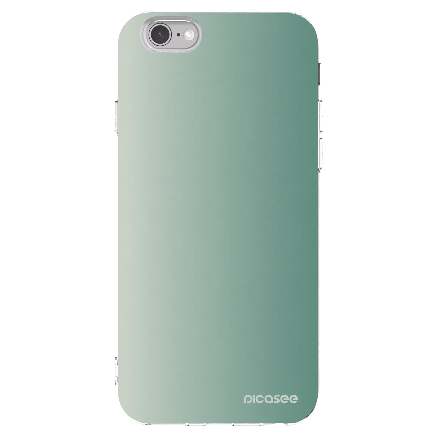 Picasee διαφανής θήκη σιλικόνης Apple iPhone 6/6S - Misty Sage