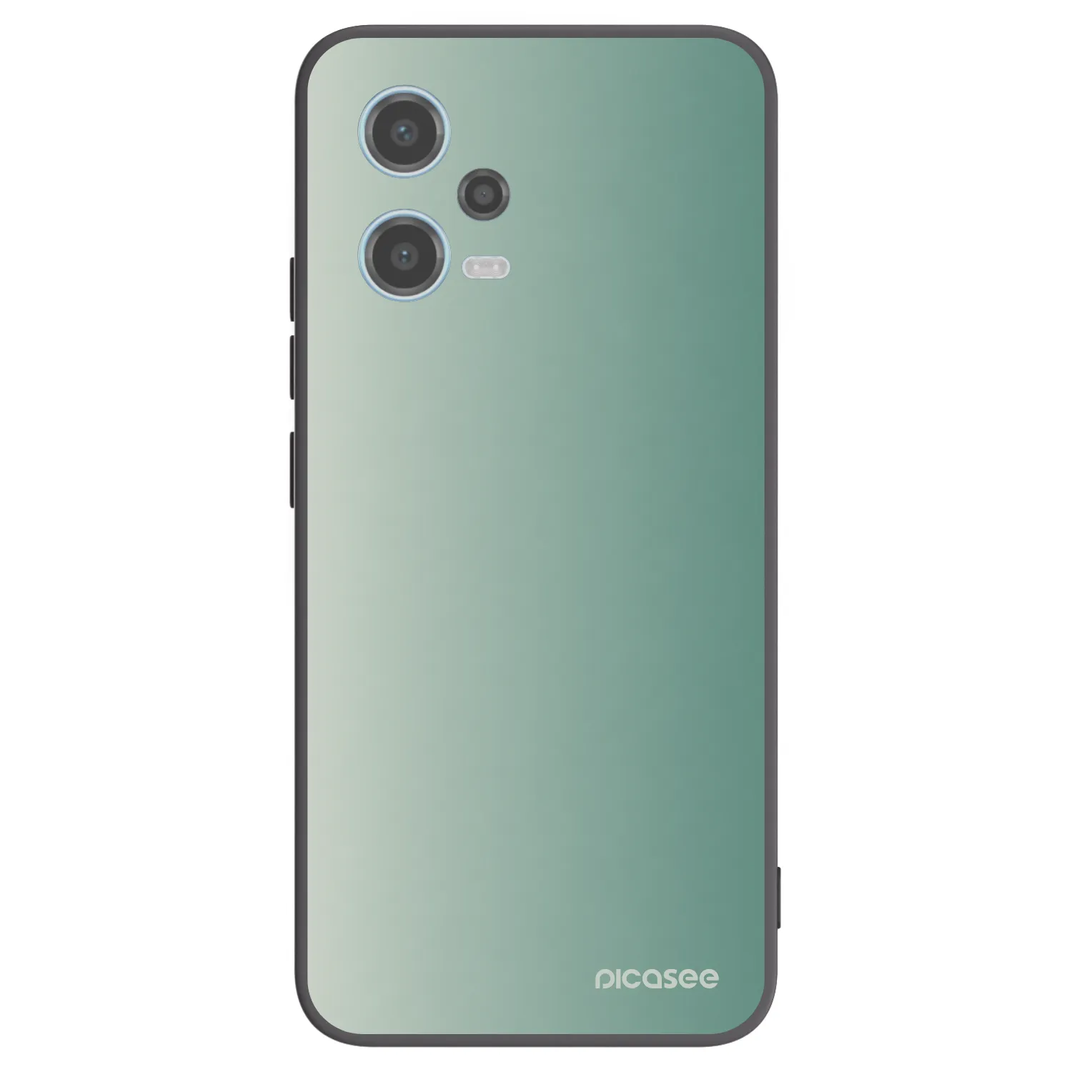 Picasee Μαύρη θήκη σιλικόνης για Xiaomi Redmi Note 12 5G - Misty Sage