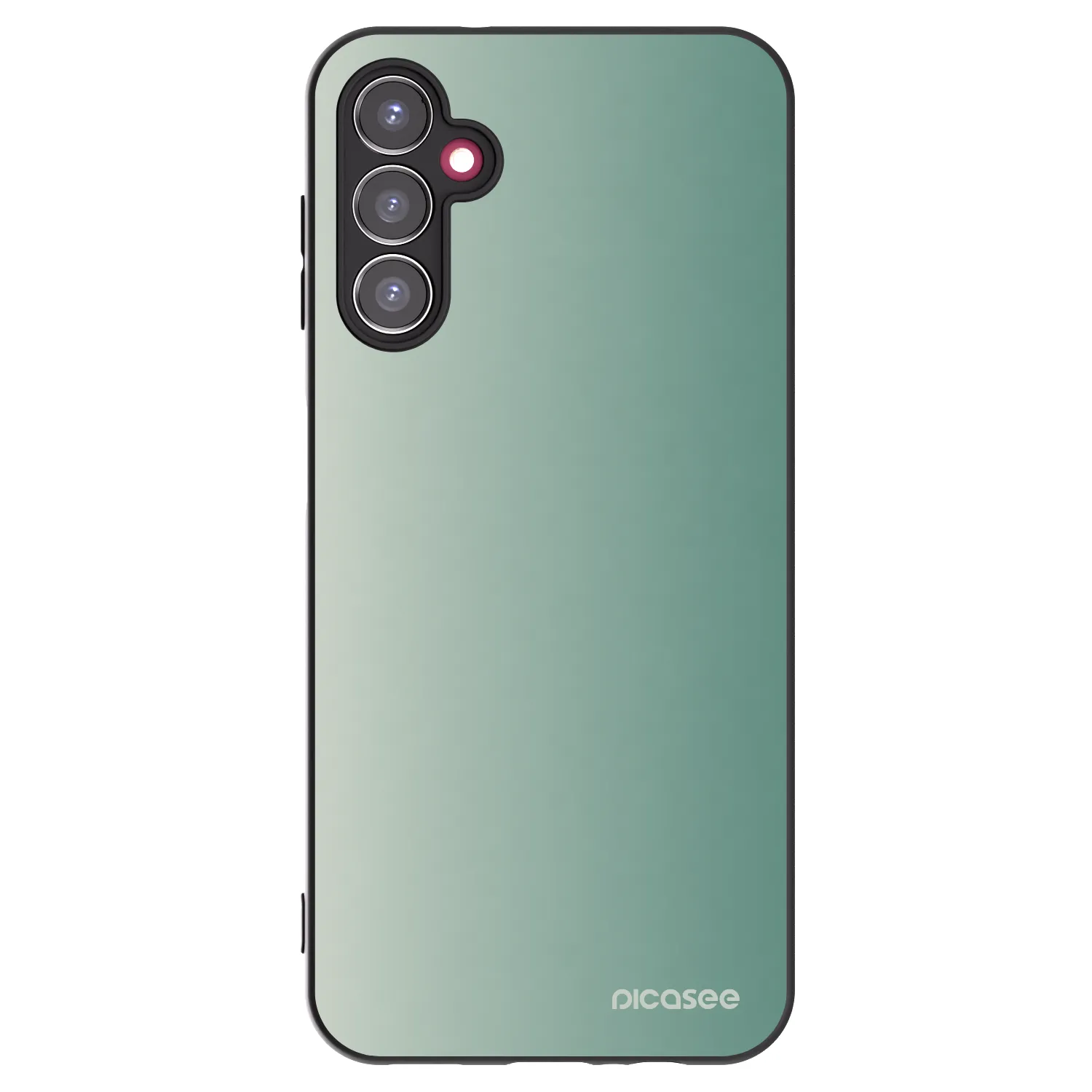 Picasee Μαύρη θήκη σιλικόνης για Samsung Galaxy A14 4G A145R - Misty Sage