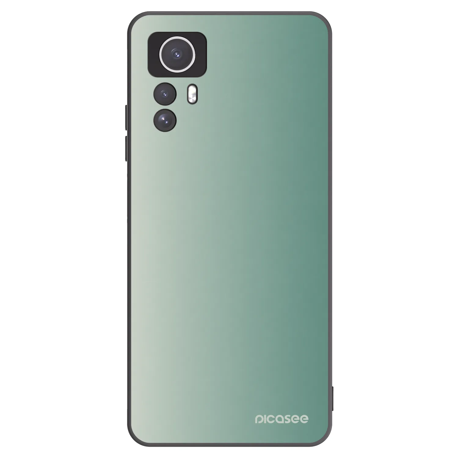 Picasee Μαύρη θήκη σιλικόνης για Xiaomi Redmi Note 12S - Misty Sage