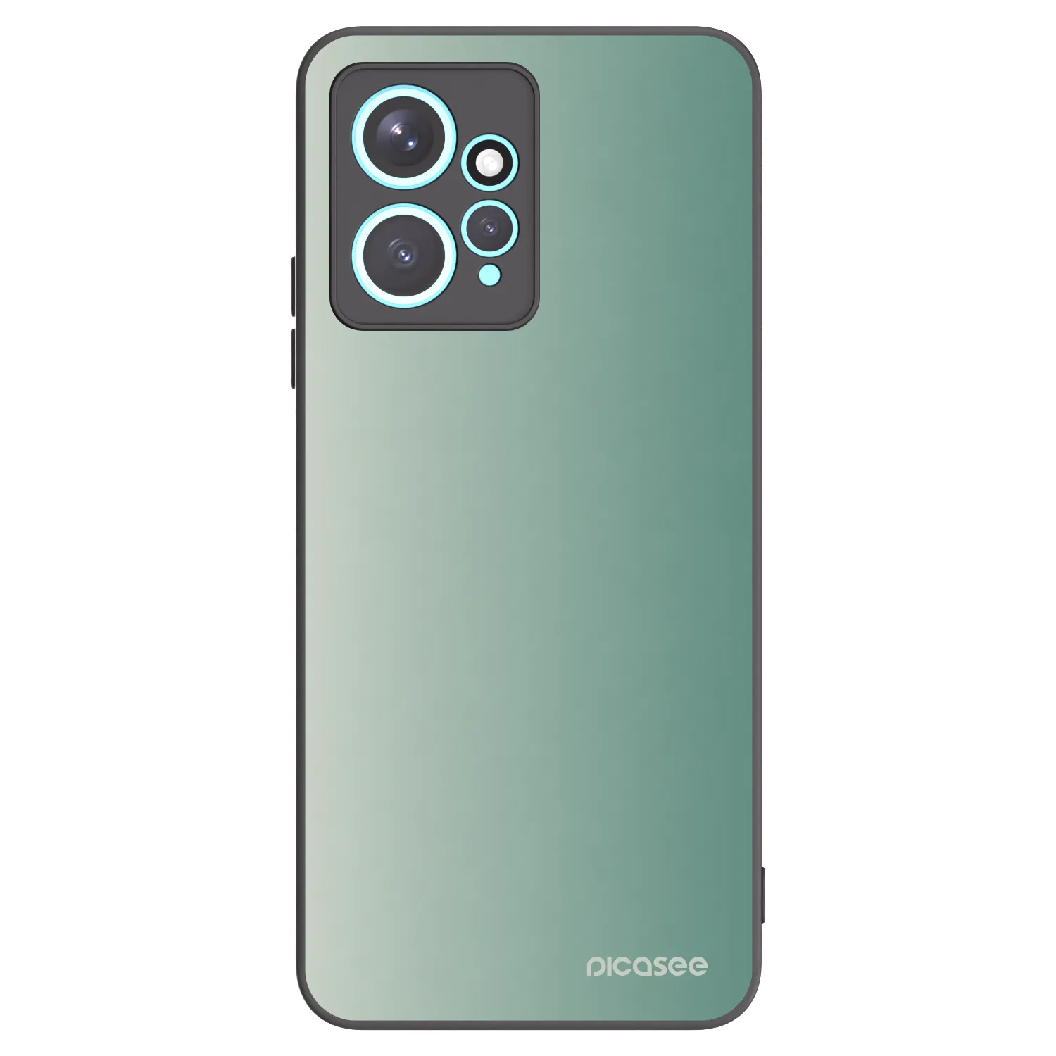 Picasee Μαύρη θήκη σιλικόνης για Xiaomi Redmi Note 12 4G - Misty Sage