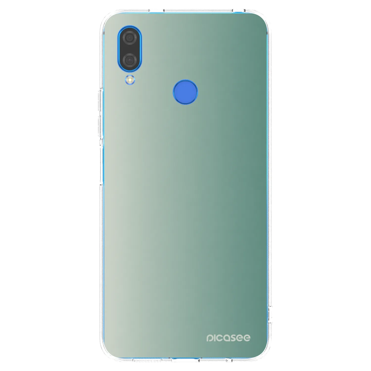 Picasee διαφανής θήκη σιλικόνης Huawei Nova 3 - Misty Sage