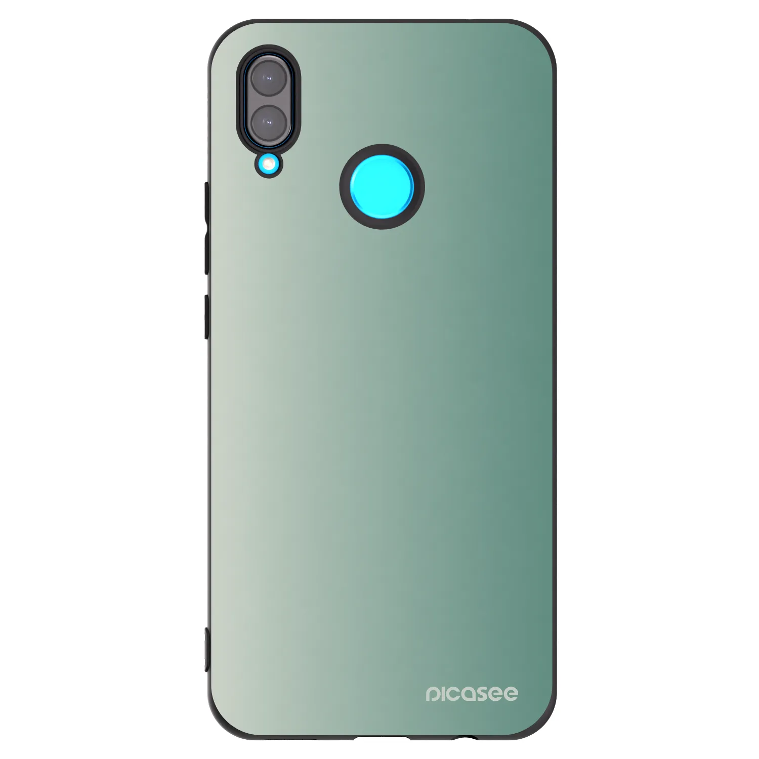 Picasee Μαύρη θήκη σιλικόνης για Huawei Nova 3i - Misty Sage
