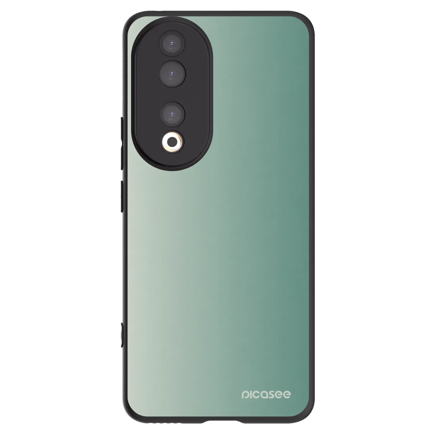 Picasee Μαύρη θήκη σιλικόνης για Honor 90 5G - Misty Sage