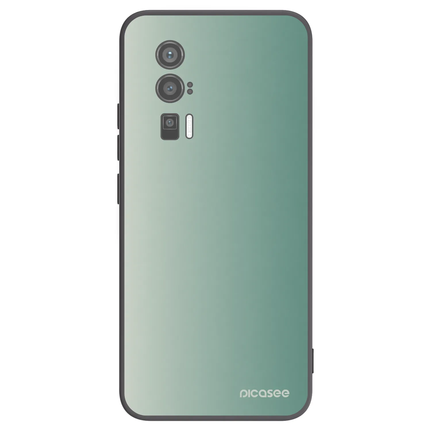 Picasee Μαύρη θήκη σιλικόνης για Xiaomi Poco F5 Pro 5G - Misty Sage