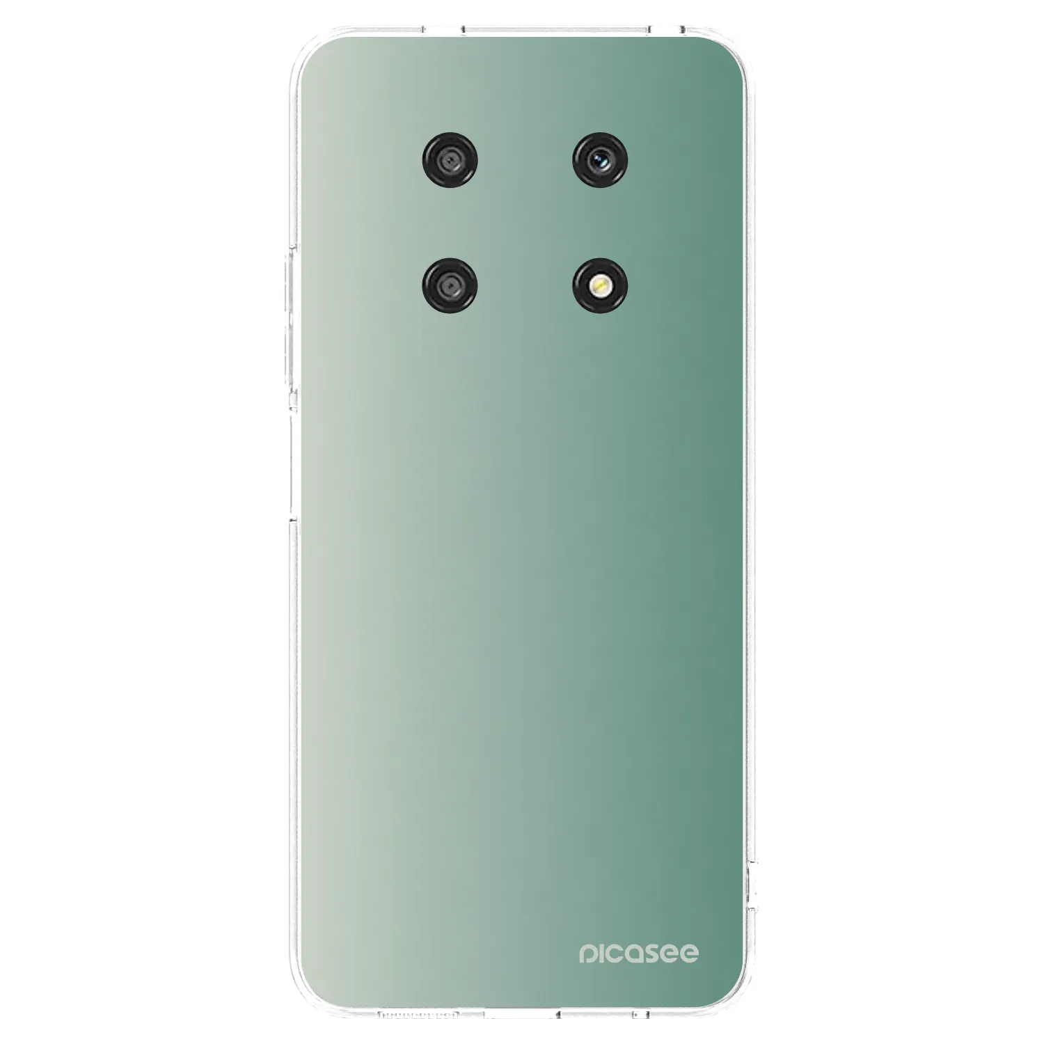 Picasee διαφανής θήκη σιλικόνης Honor Magic4 Lite 5G - Misty Sage
