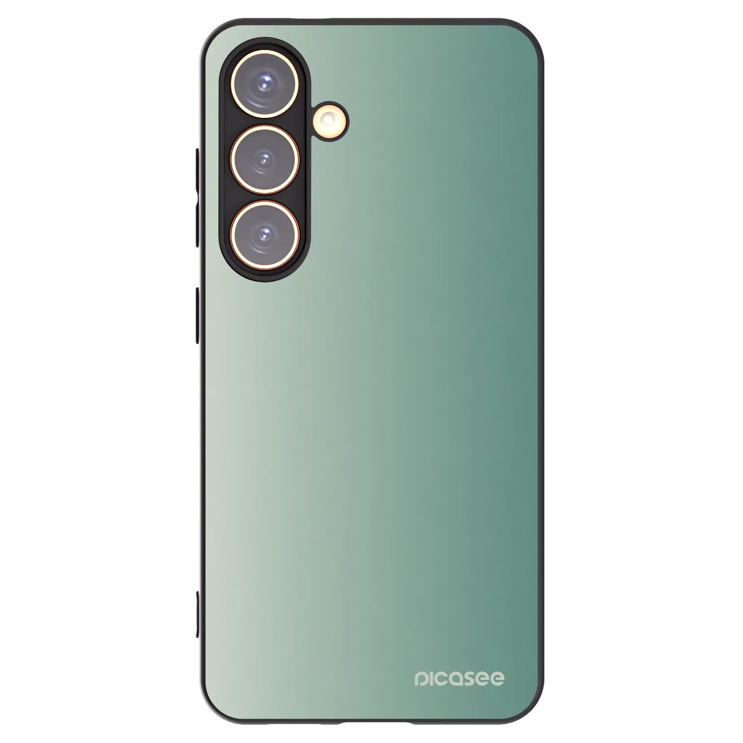 Picasee Μαύρη θήκη σιλικόνης για Samsung Galaxy S24 S921B 5G - Misty Sage
