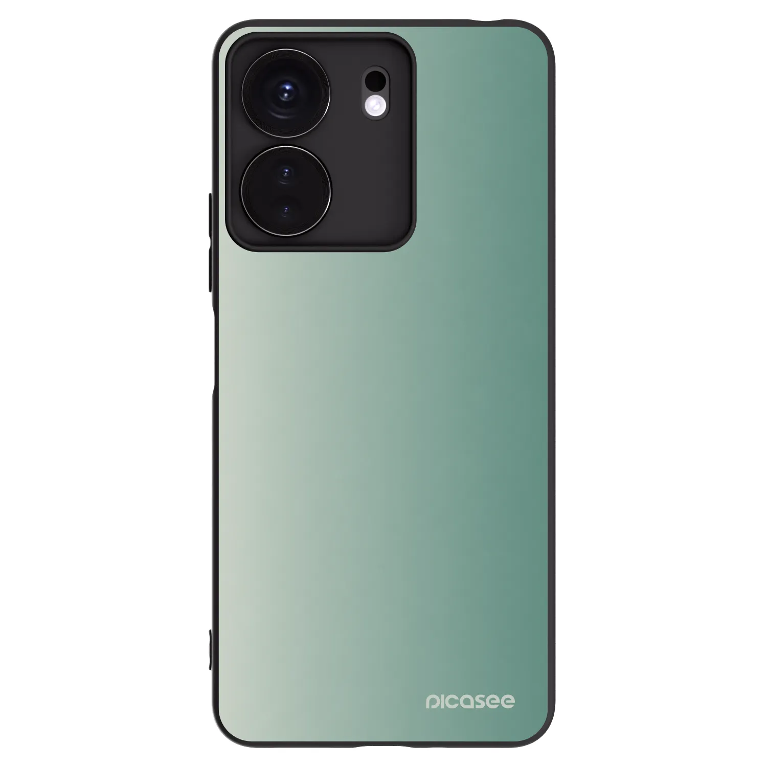 Picasee Μαύρη θήκη σιλικόνης για Xiaomi Redmi 13C 4G - Misty Sage