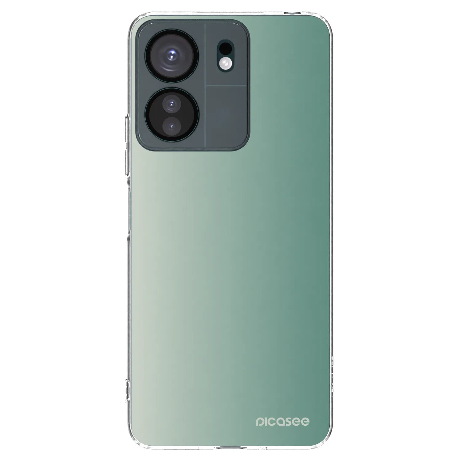 Picasee διαφανής θήκη σιλικόνης Xiaomi Redmi 13C 4G - Misty Sage