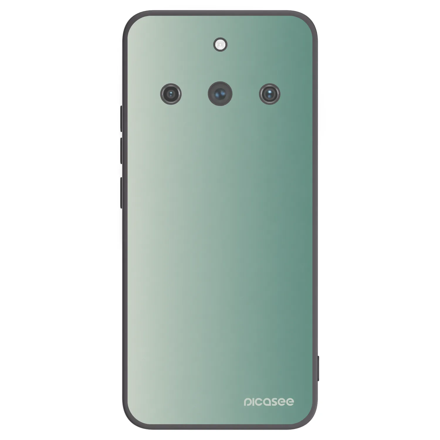 Picasee Μαύρη θήκη σιλικόνης για Realme 11 Pro+ - Misty Sage