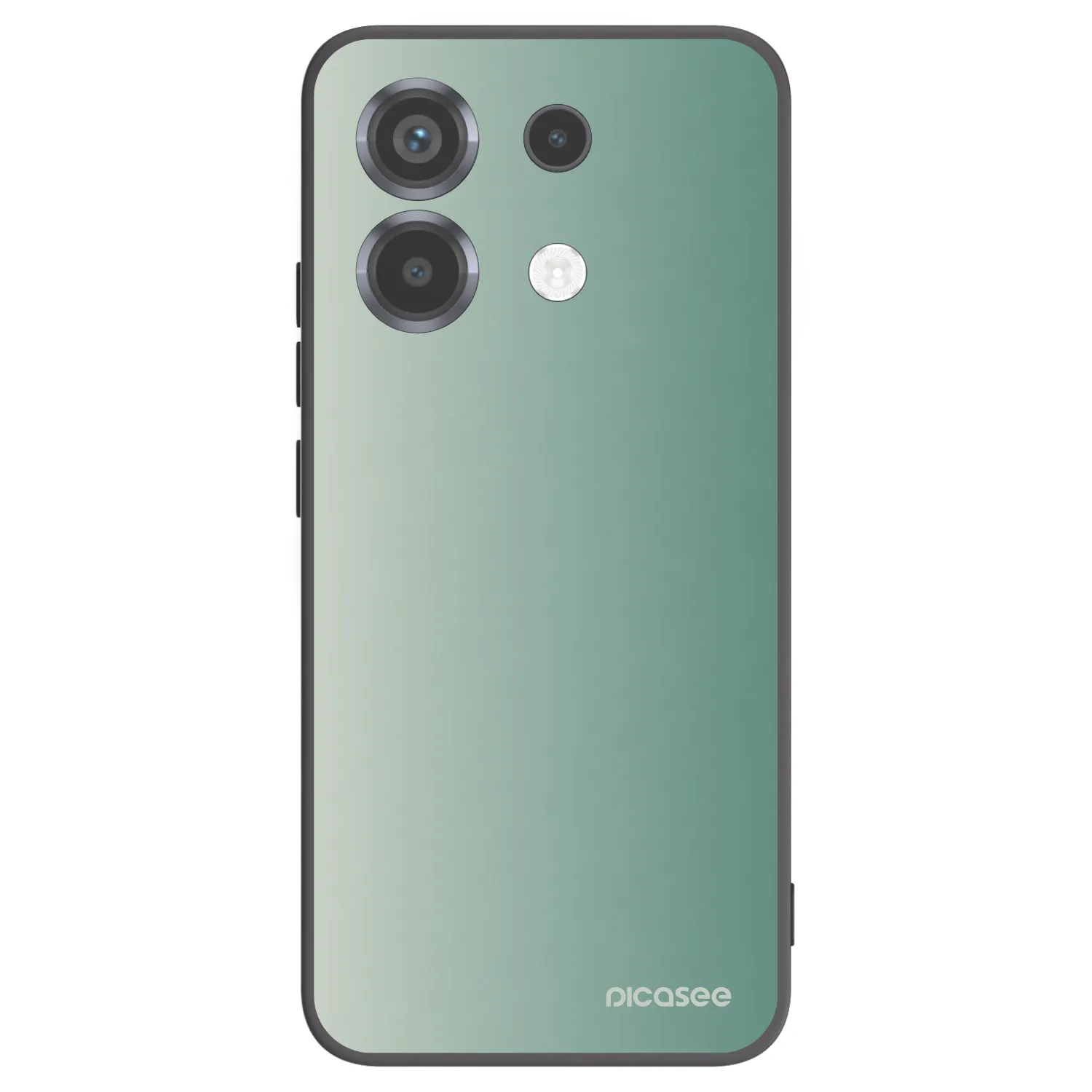 Picasee Μαύρη θήκη σιλικόνης για Xiaomi Poco X6 - Misty Sage