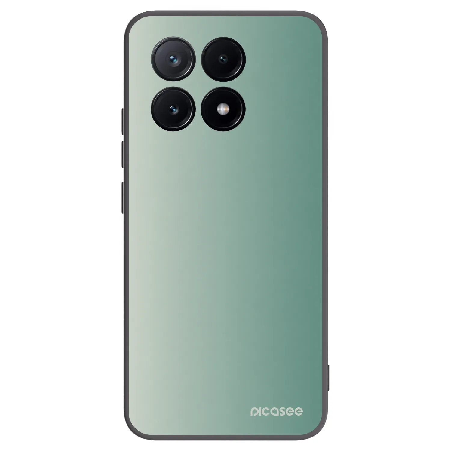 Picasee Μαύρη θήκη σιλικόνης για Xiaomi Poco X6 Pro - Misty Sage