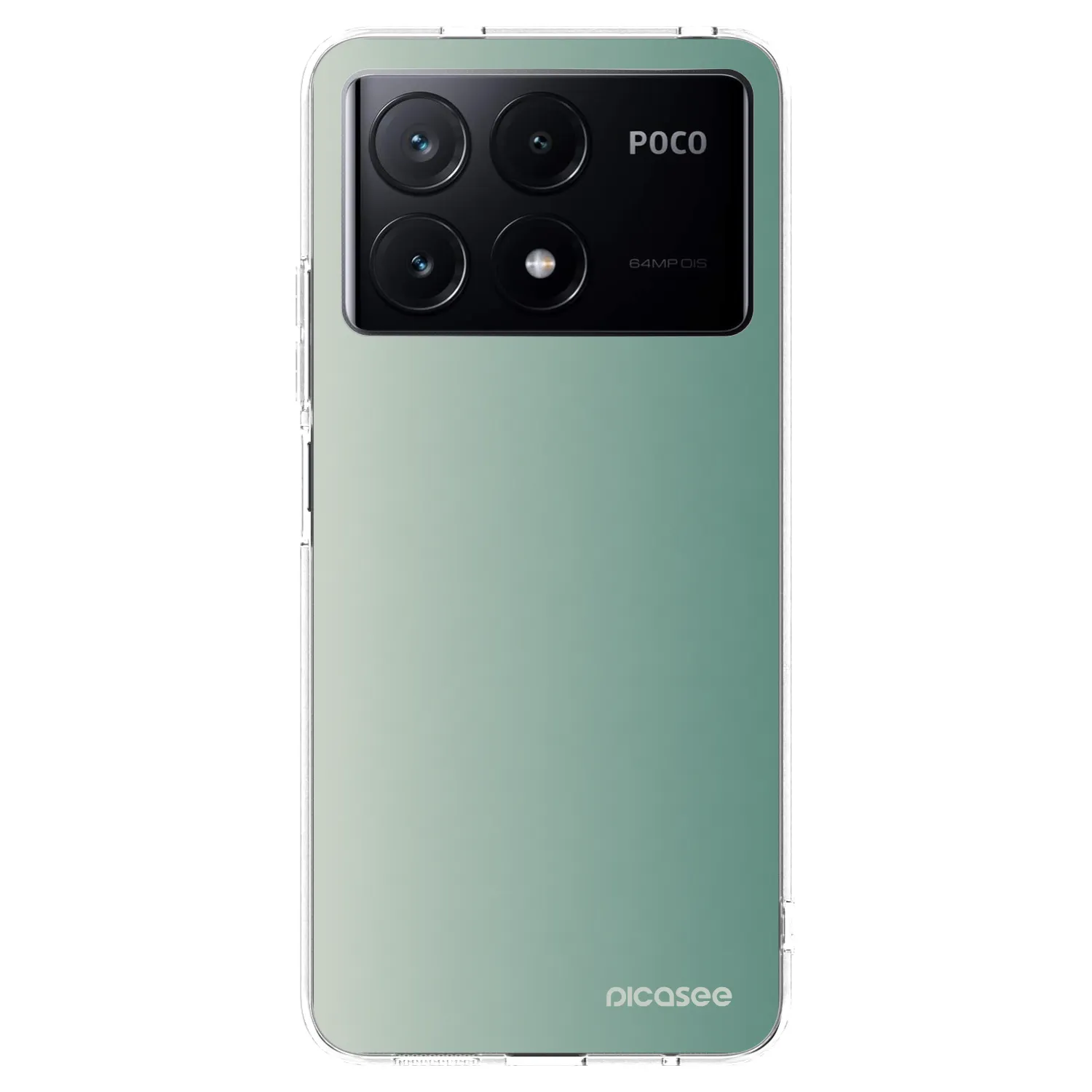 Picasee διαφανής θήκη σιλικόνης Xiaomi Poco X6 Pro - Misty Sage