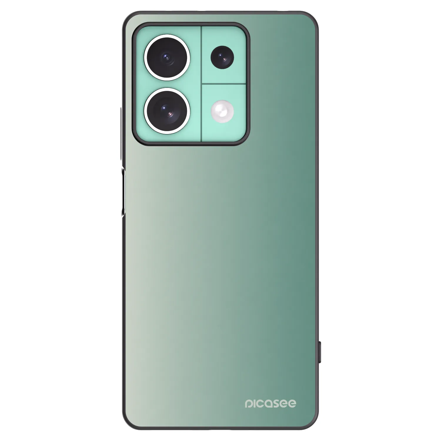 Picasee Μαύρη θήκη σιλικόνης για Xiaomi Redmi Note 13 5G - Misty Sage